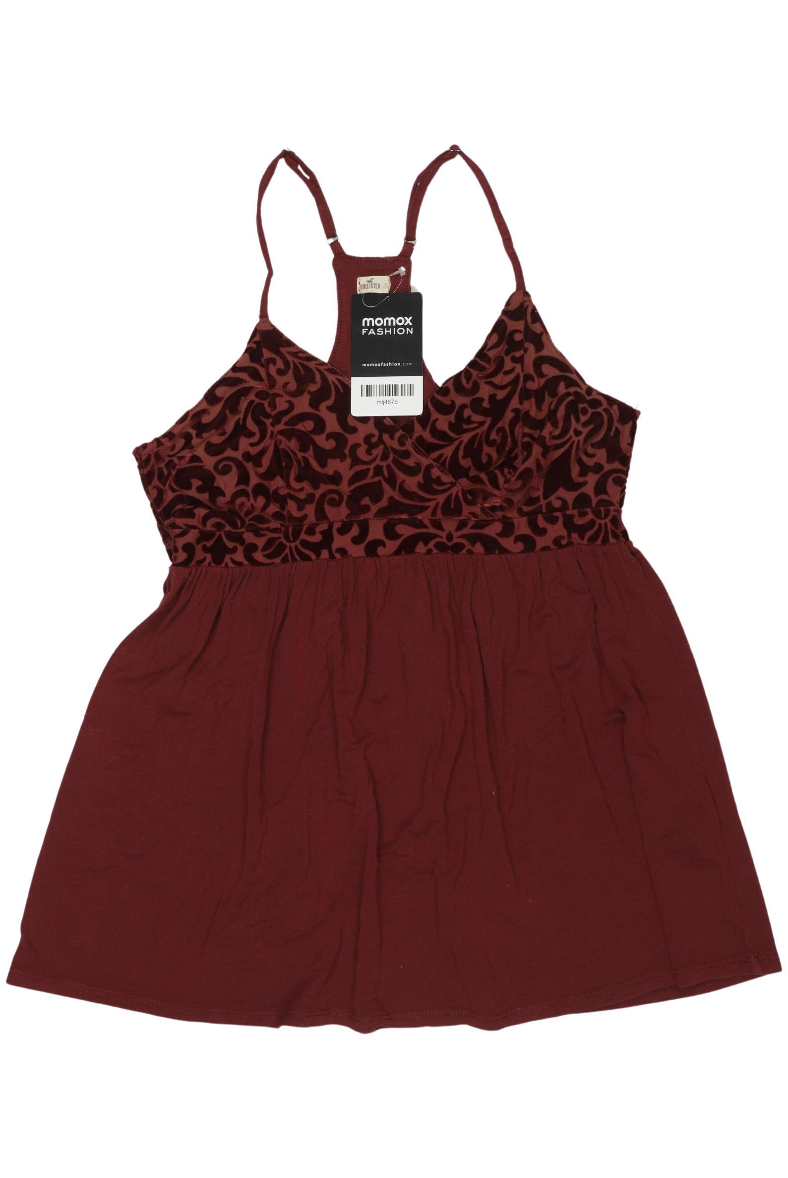 

Hollister Damen Top, bordeaux, Gr. 36