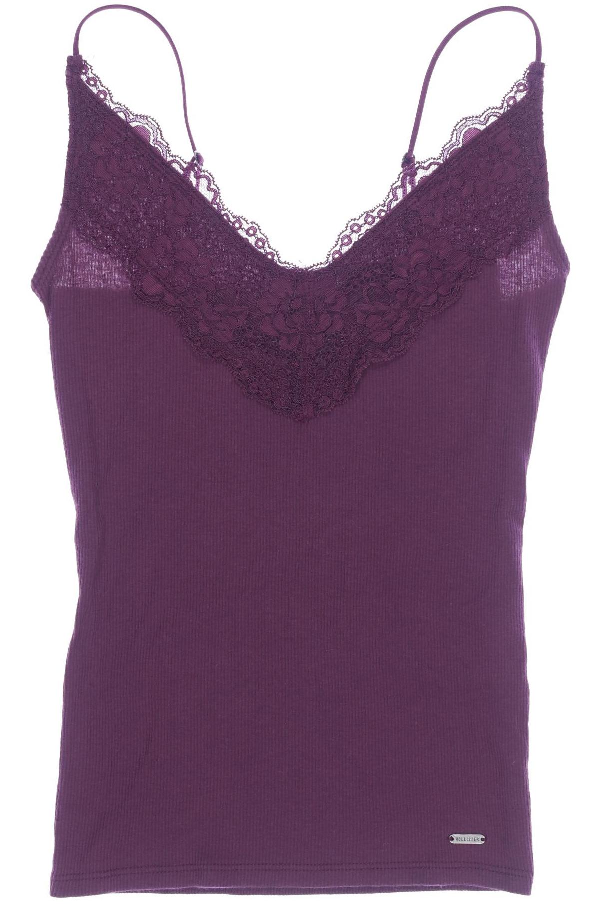 

Hollister Damen Top, bordeaux, Gr. 34