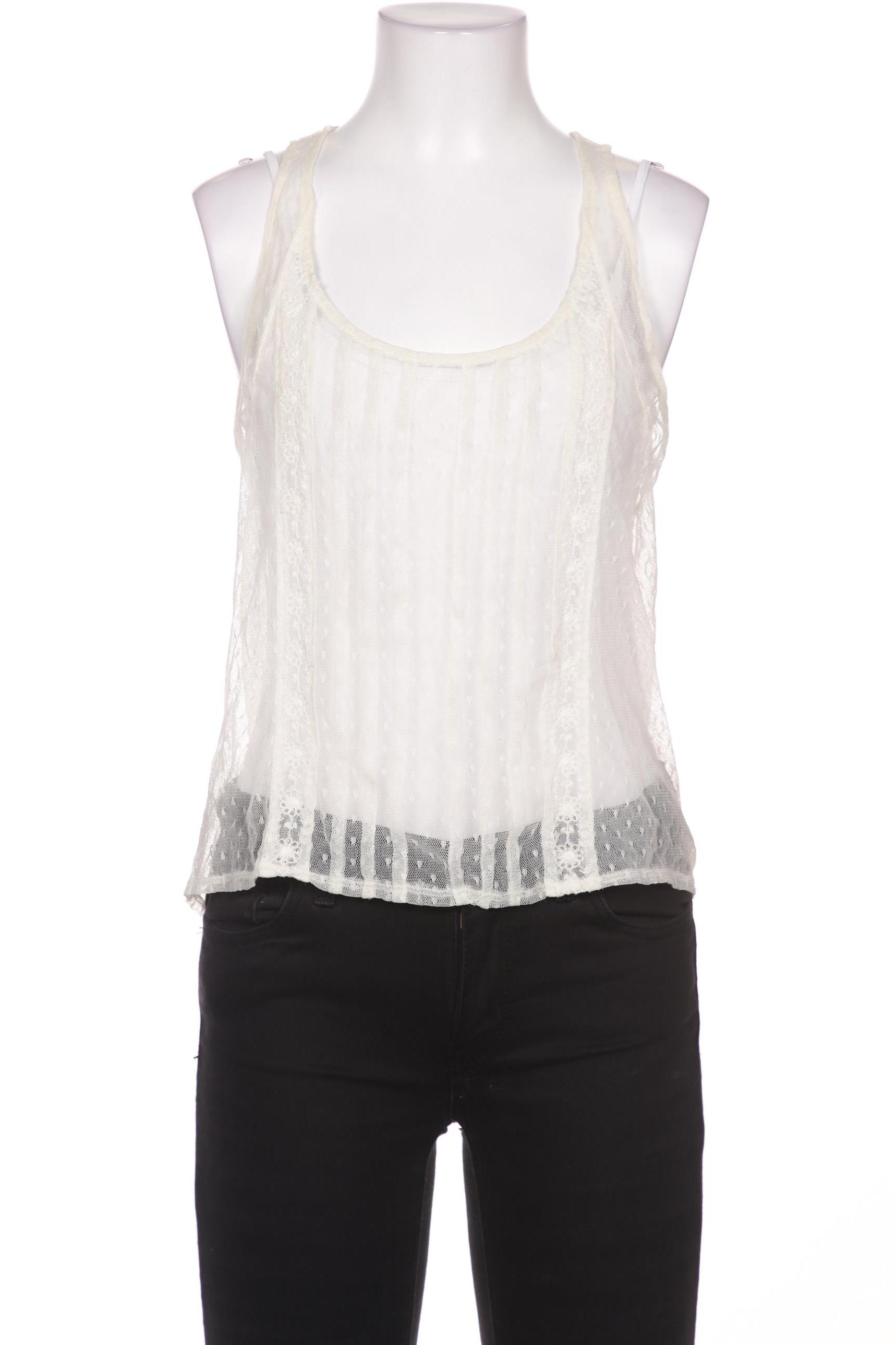 

Hollister Damen Top, cremeweiß, Gr. 34