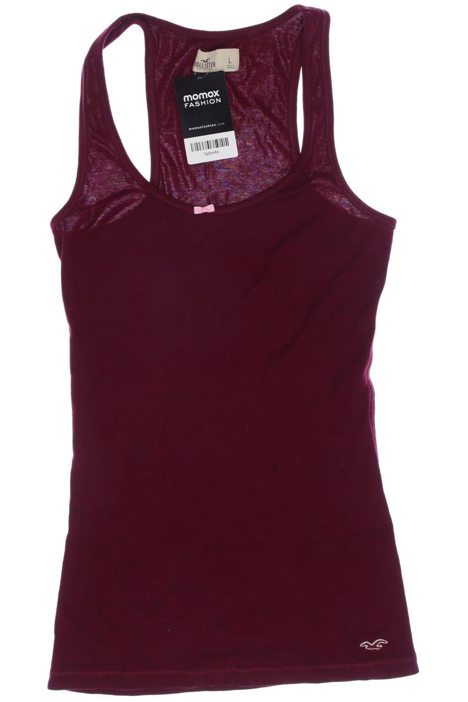 

Hollister Damen Top, bordeaux, Gr. 42