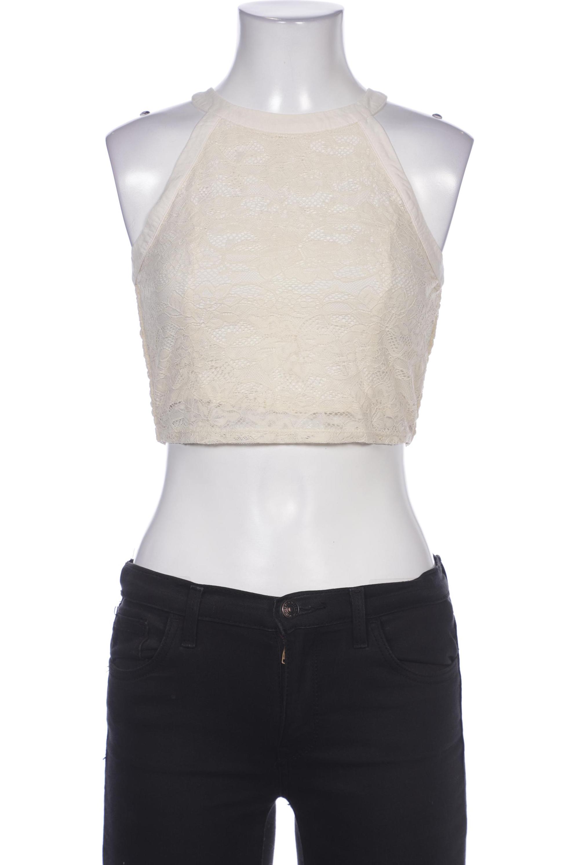 

Hollister Damen Top, cremeweiß, Gr. 36