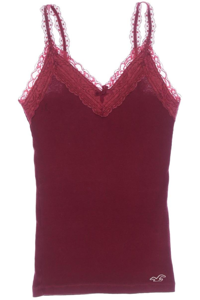 

Hollister Damen Top, bordeaux, Gr. 34