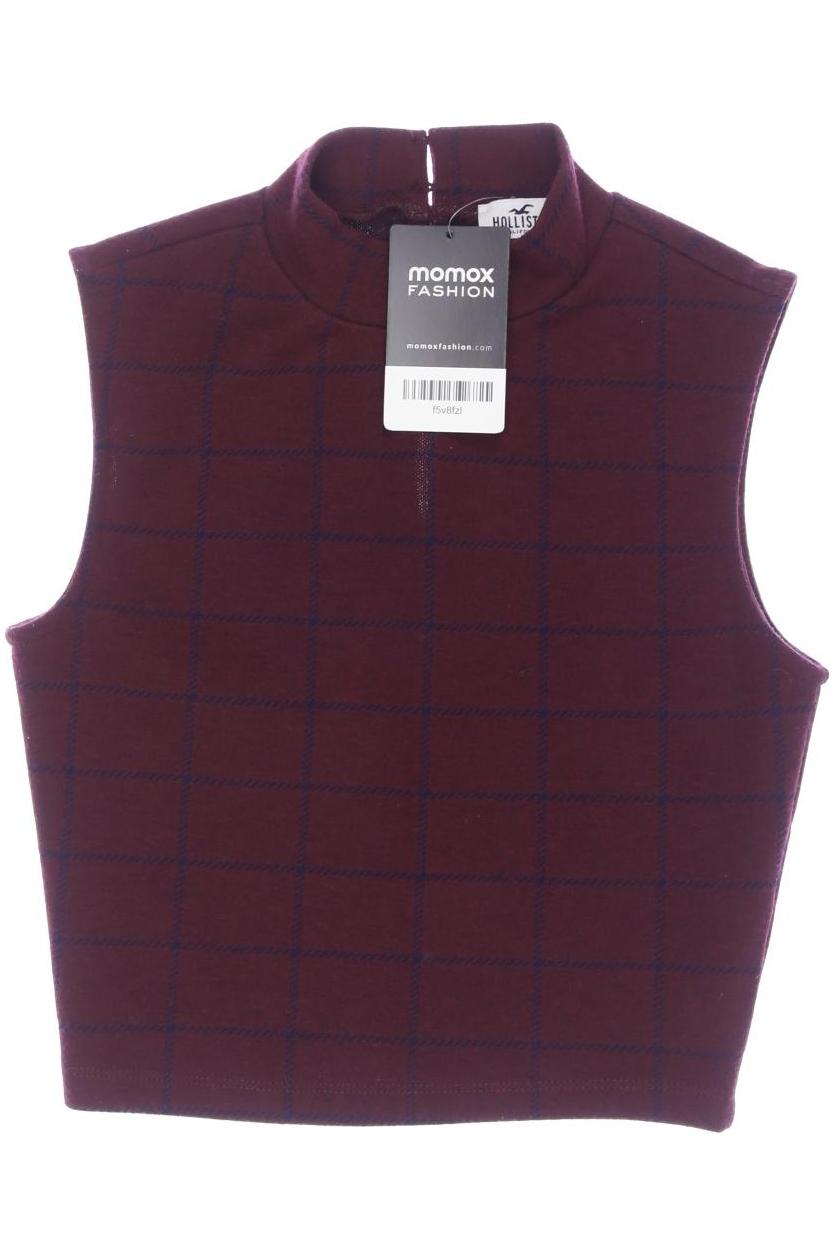 

Hollister Damen Top, bordeaux, Gr. 34