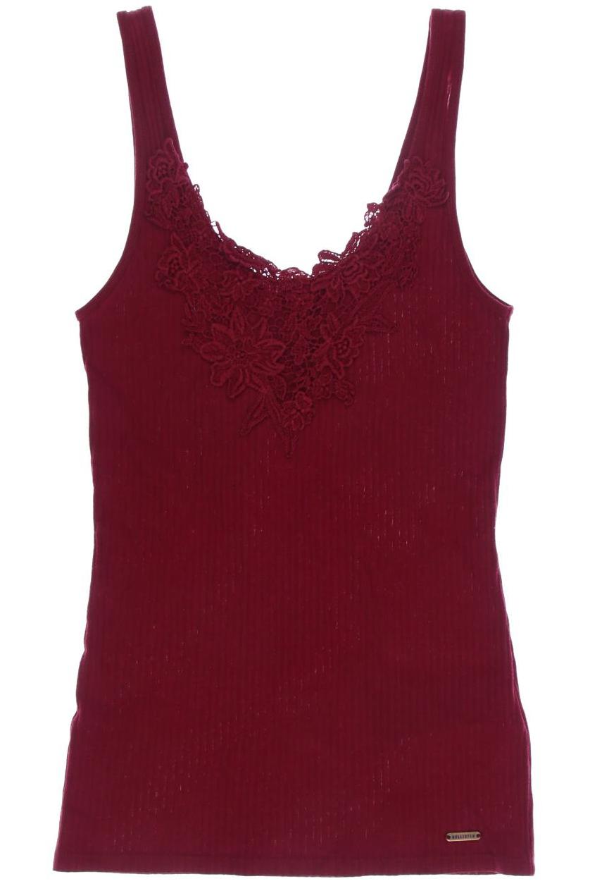 

Hollister Damen Top, bordeaux, Gr. 34