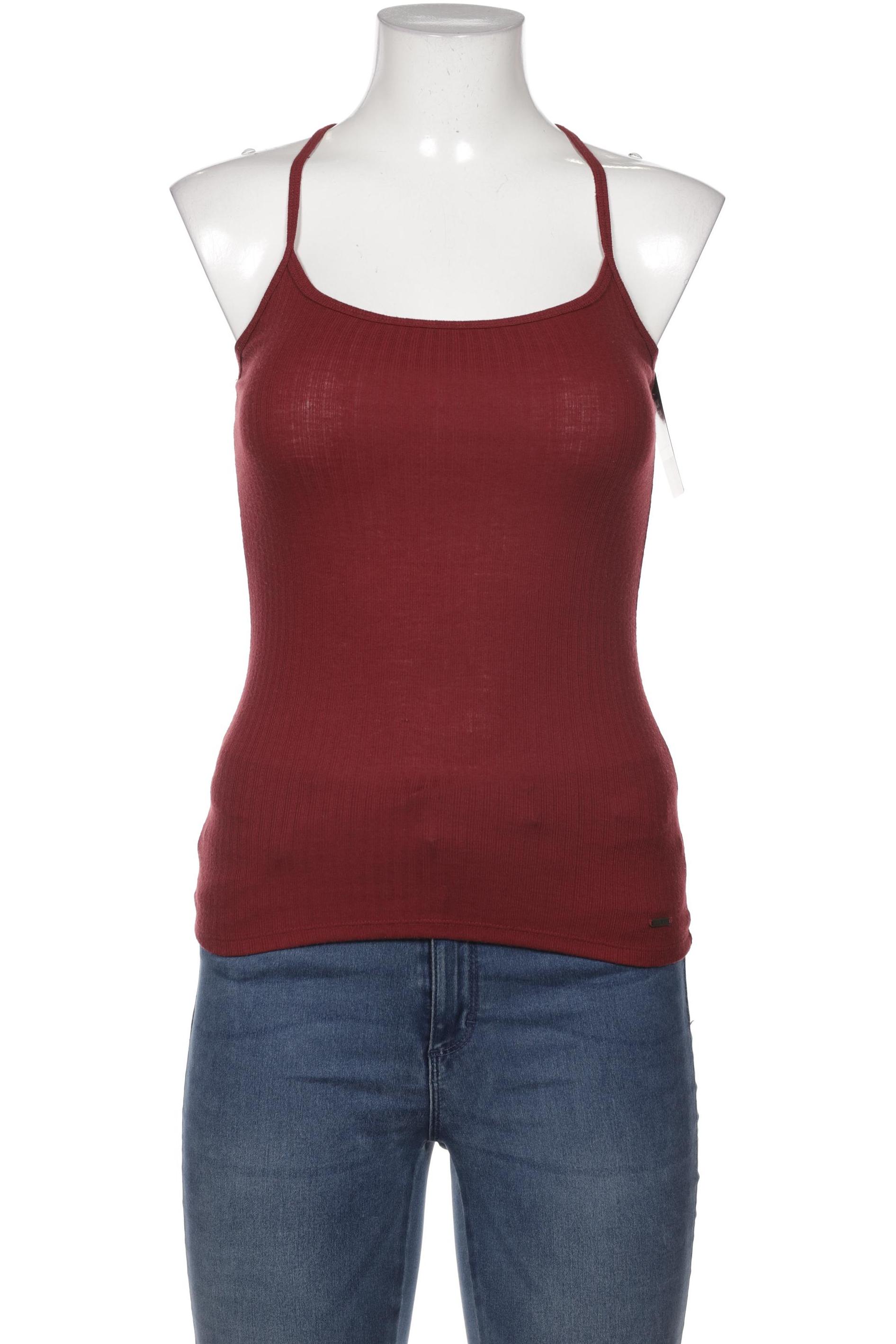 

Hollister Damen Top, bordeaux, Gr. 36
