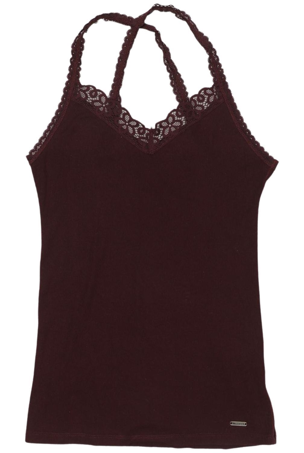 

Hollister Damen Top, bordeaux, Gr. 42