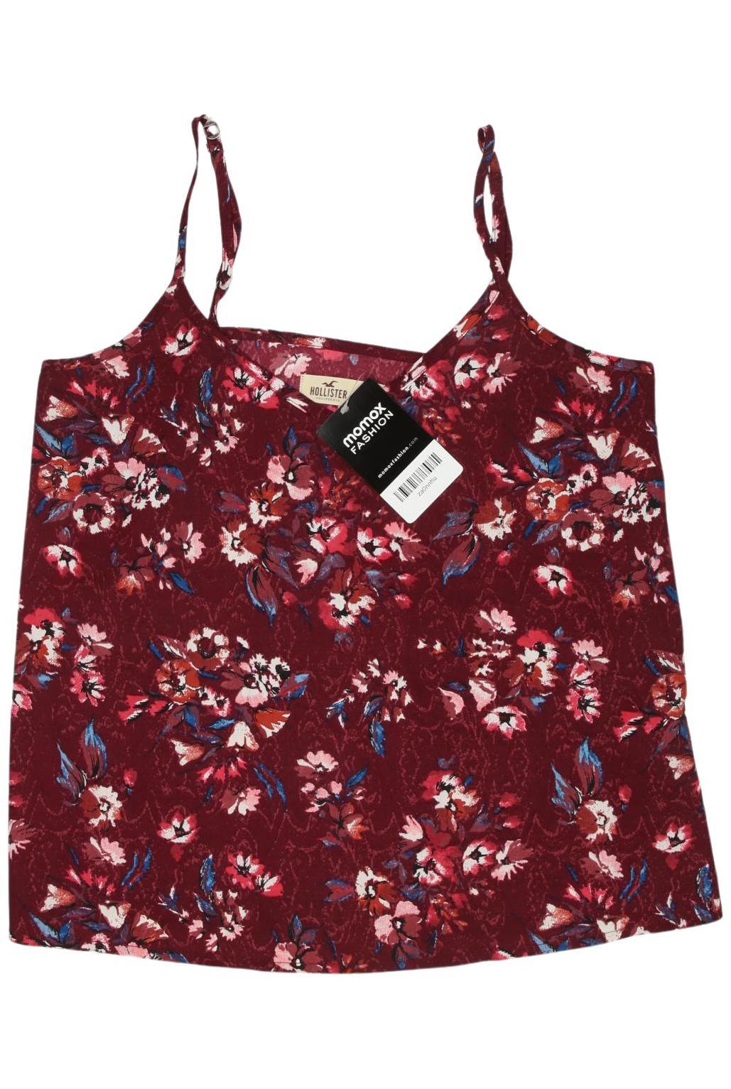

Hollister Damen Top, bordeaux, Gr. 34
