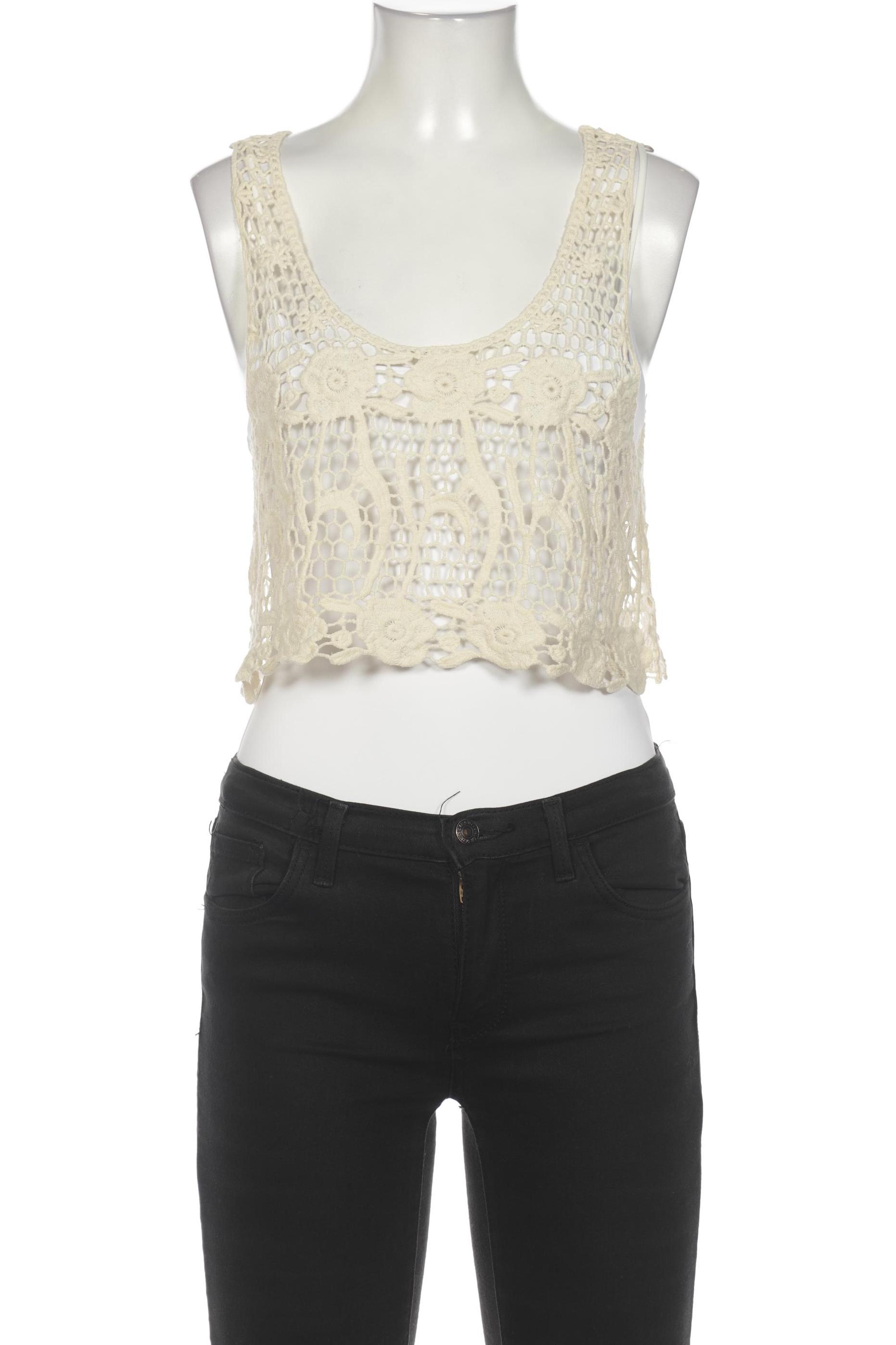 

Hollister Damen Top, cremeweiß, Gr. 34