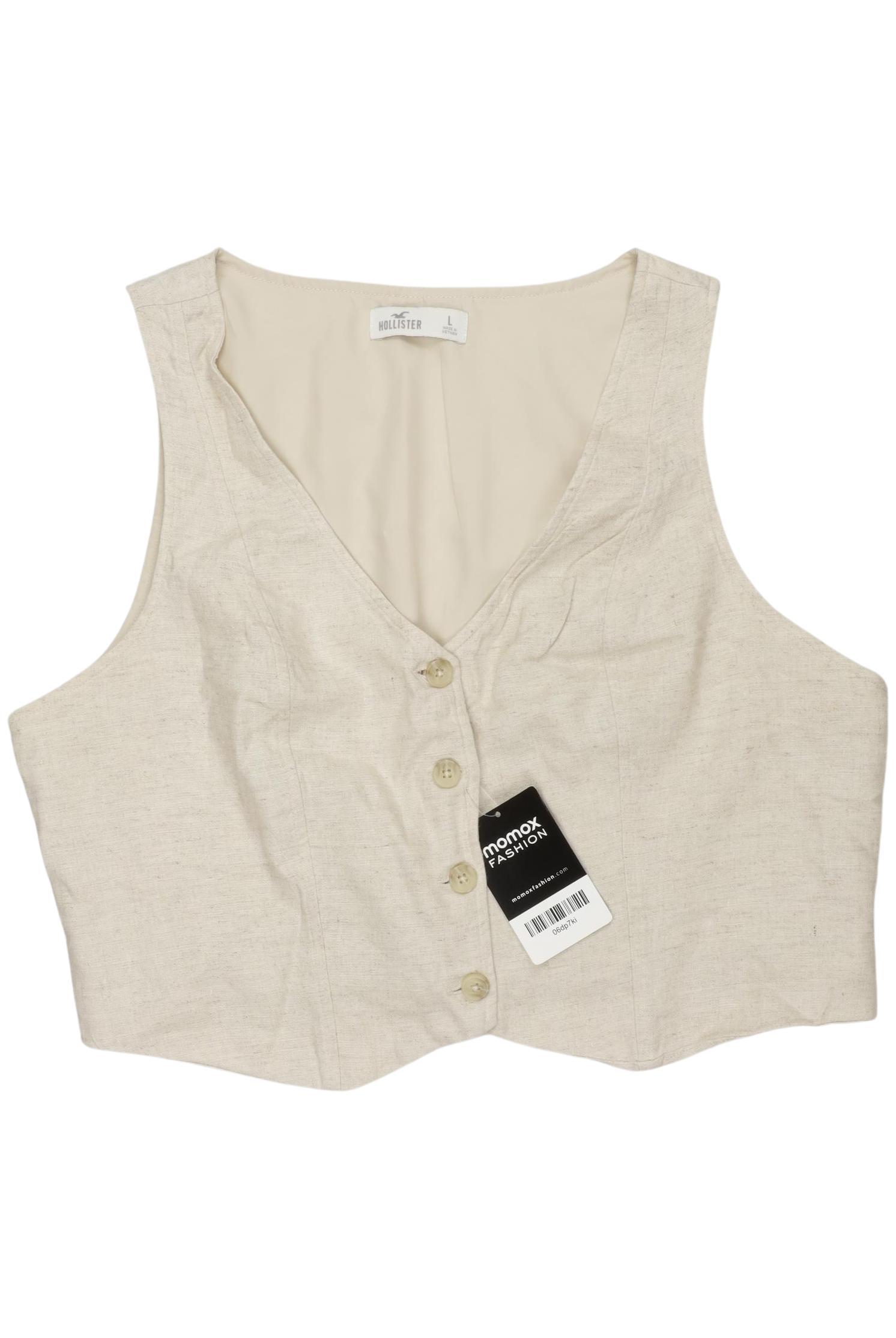 

Hollister Damen Weste, beige, Gr. 42