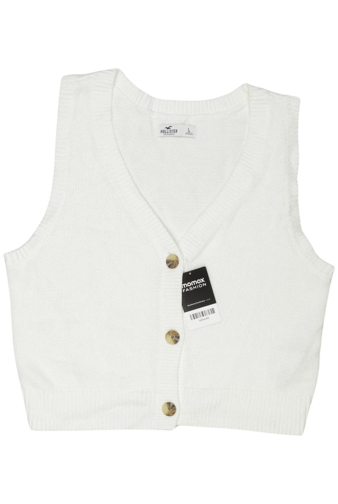 

Hollister Damen Weste, weiß, Gr. 42