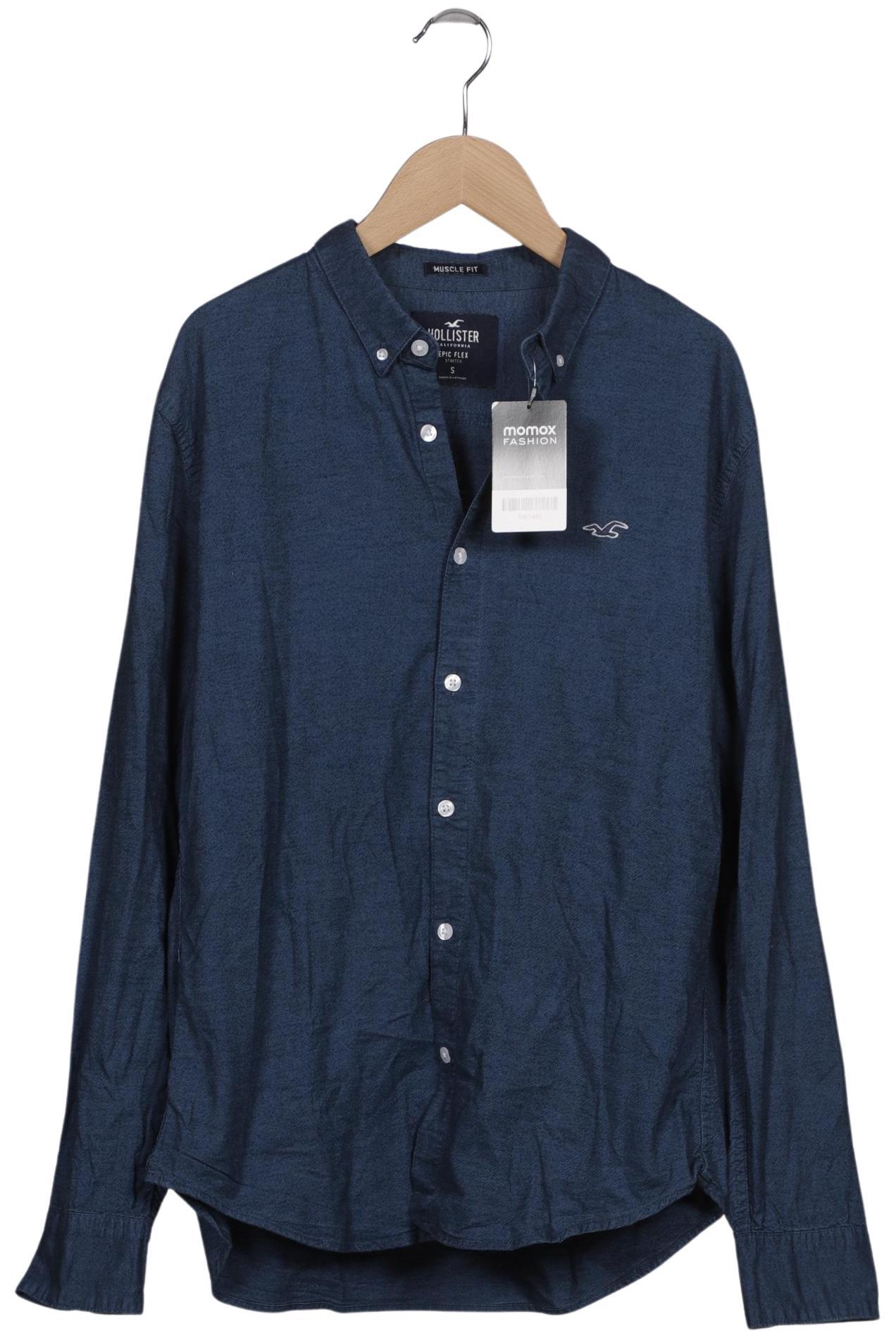 

Hollister Herren Hemd, marineblau, Gr. 46