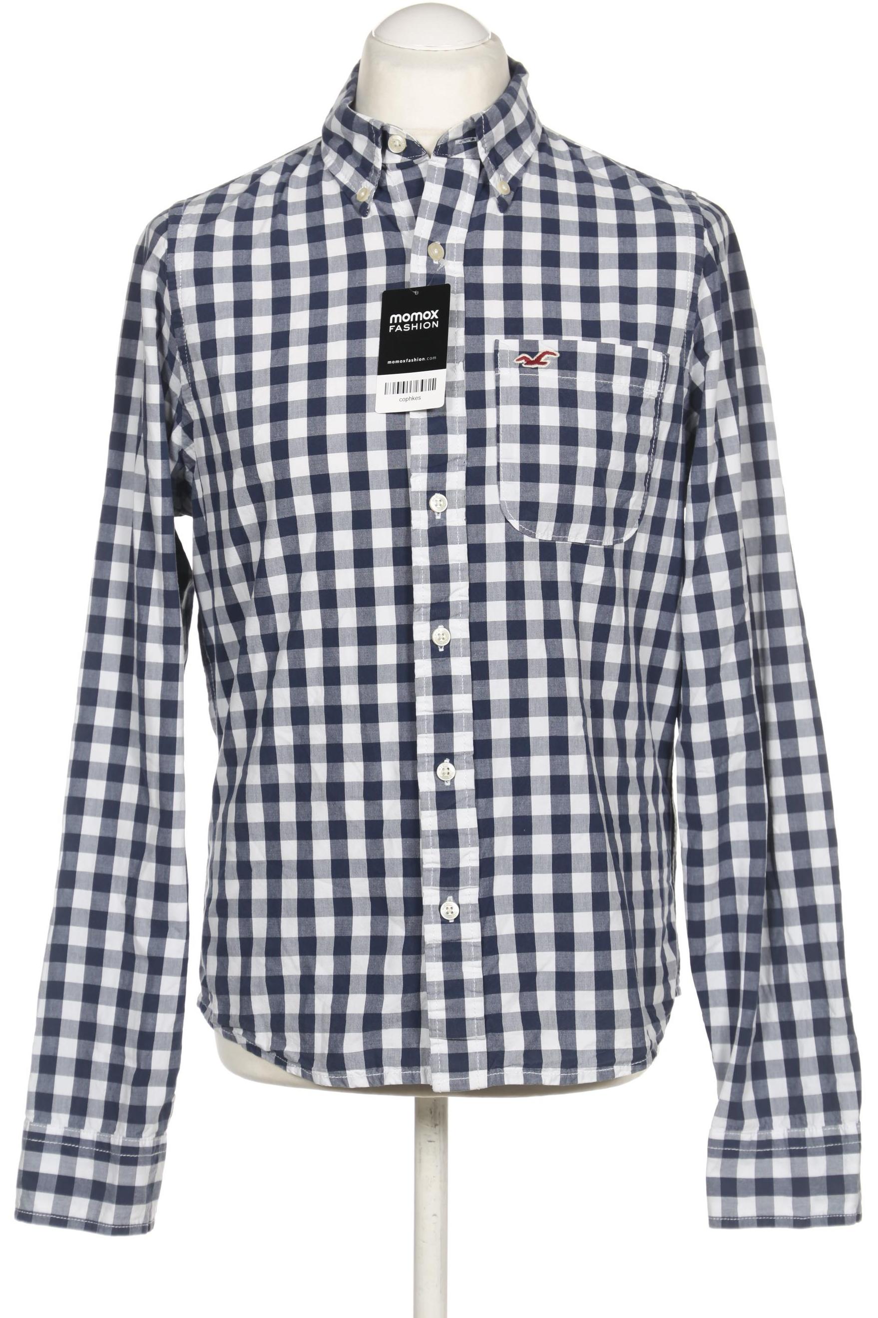 

Hollister Herren Hemd, marineblau, Gr. 52