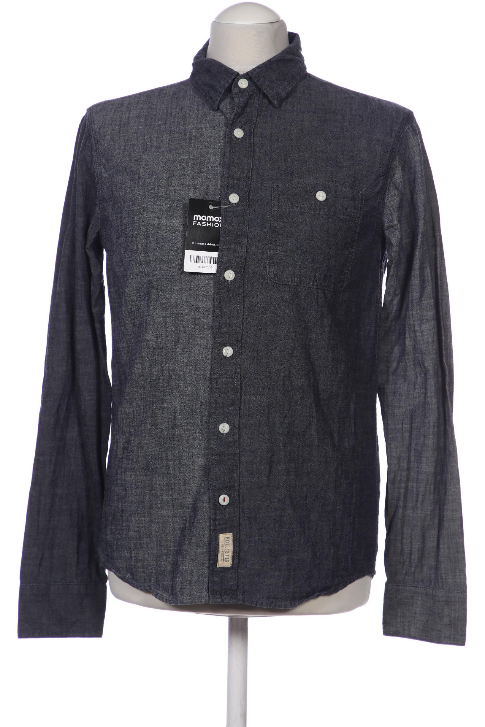 

Hollister Herren Hemd, marineblau, Gr. 46