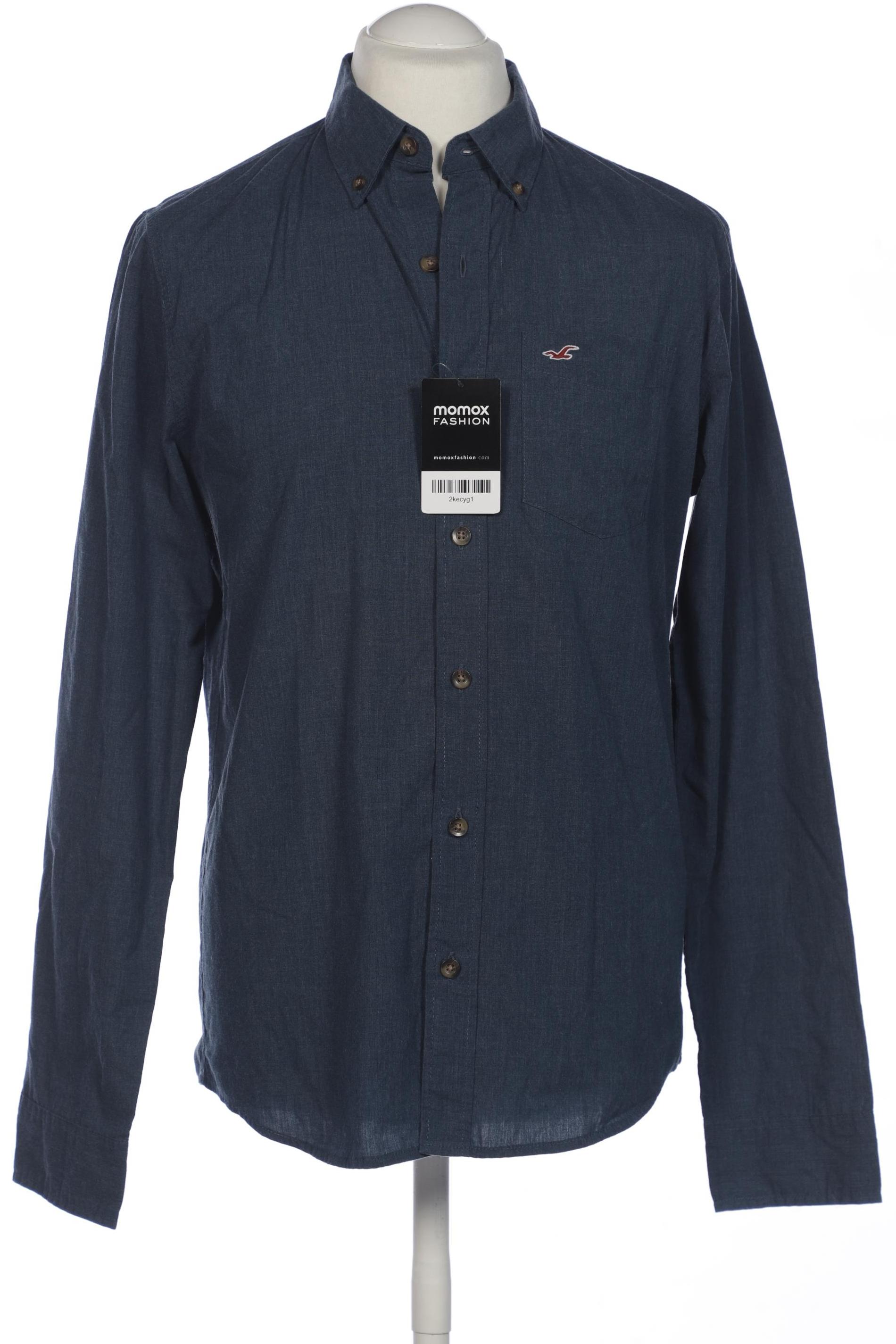 

Hollister Herren Hemd, marineblau, Gr. 48