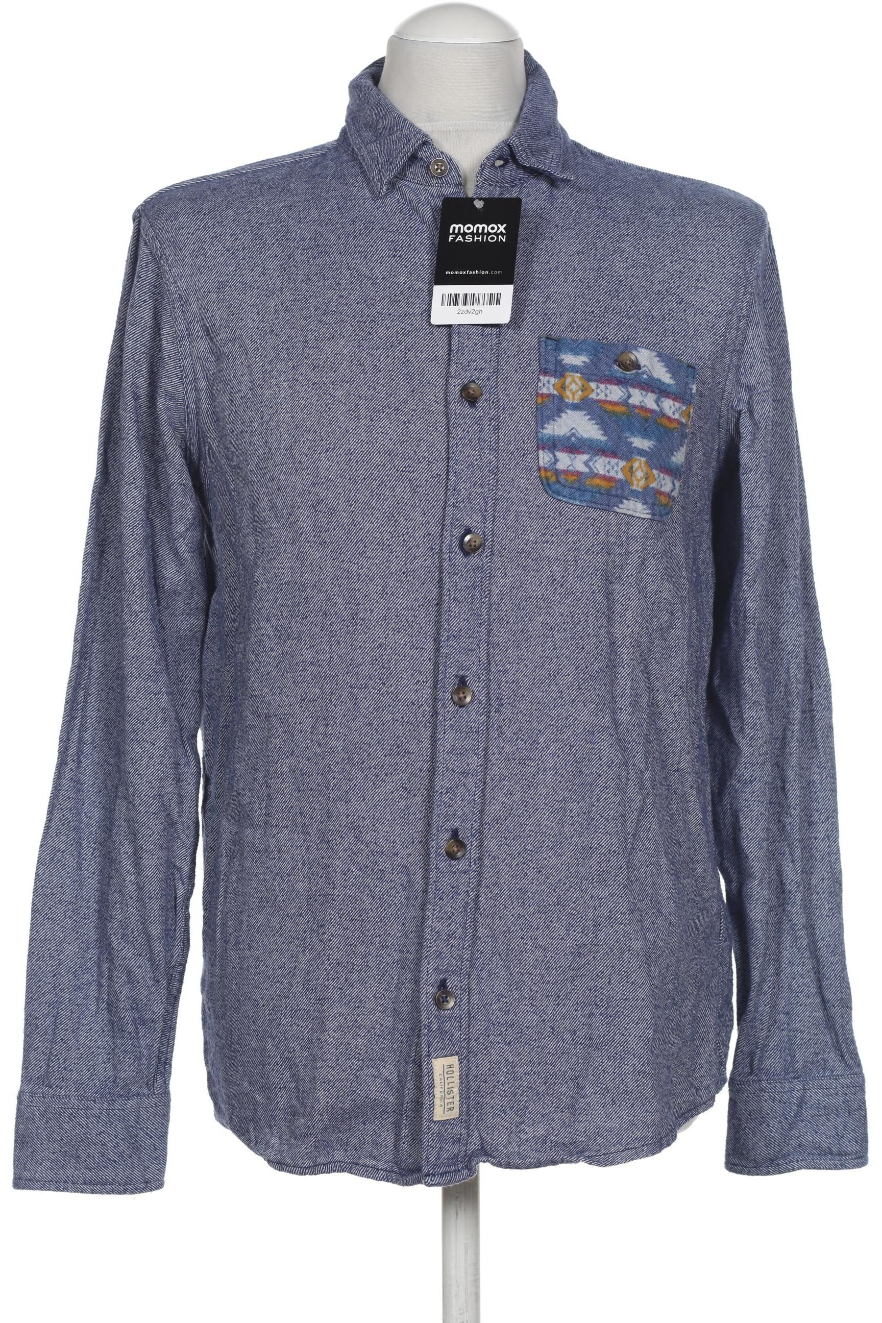 

Hollister Herren Hemd, blau