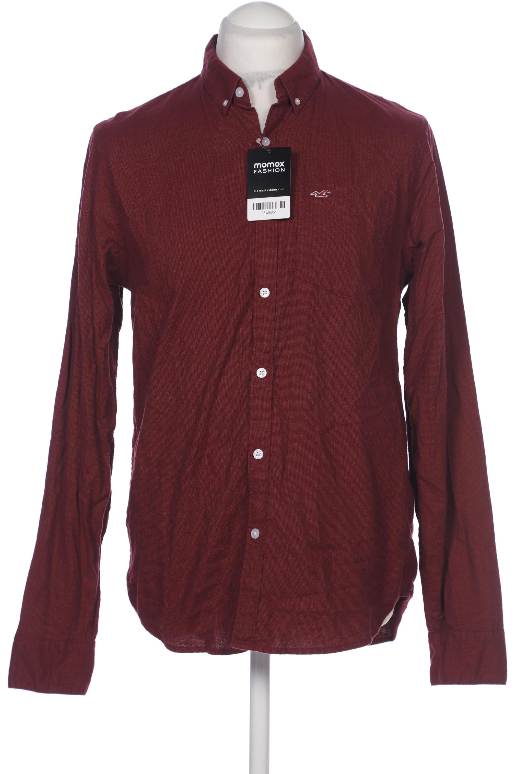 

Hollister Herren Hemd, bordeaux, Gr. 48