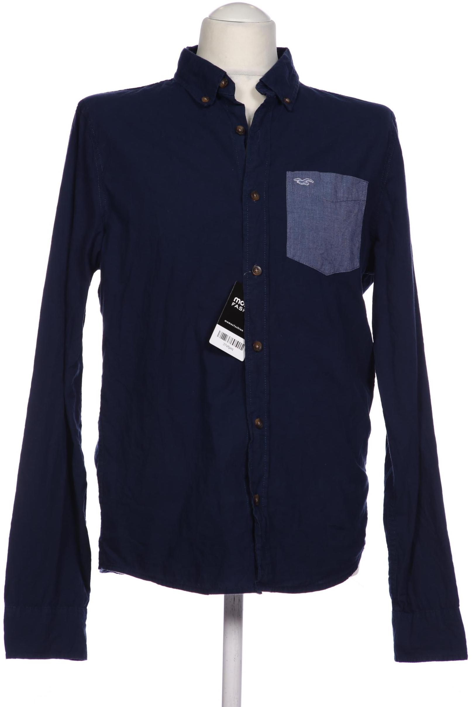 

Hollister Herren Hemd, marineblau