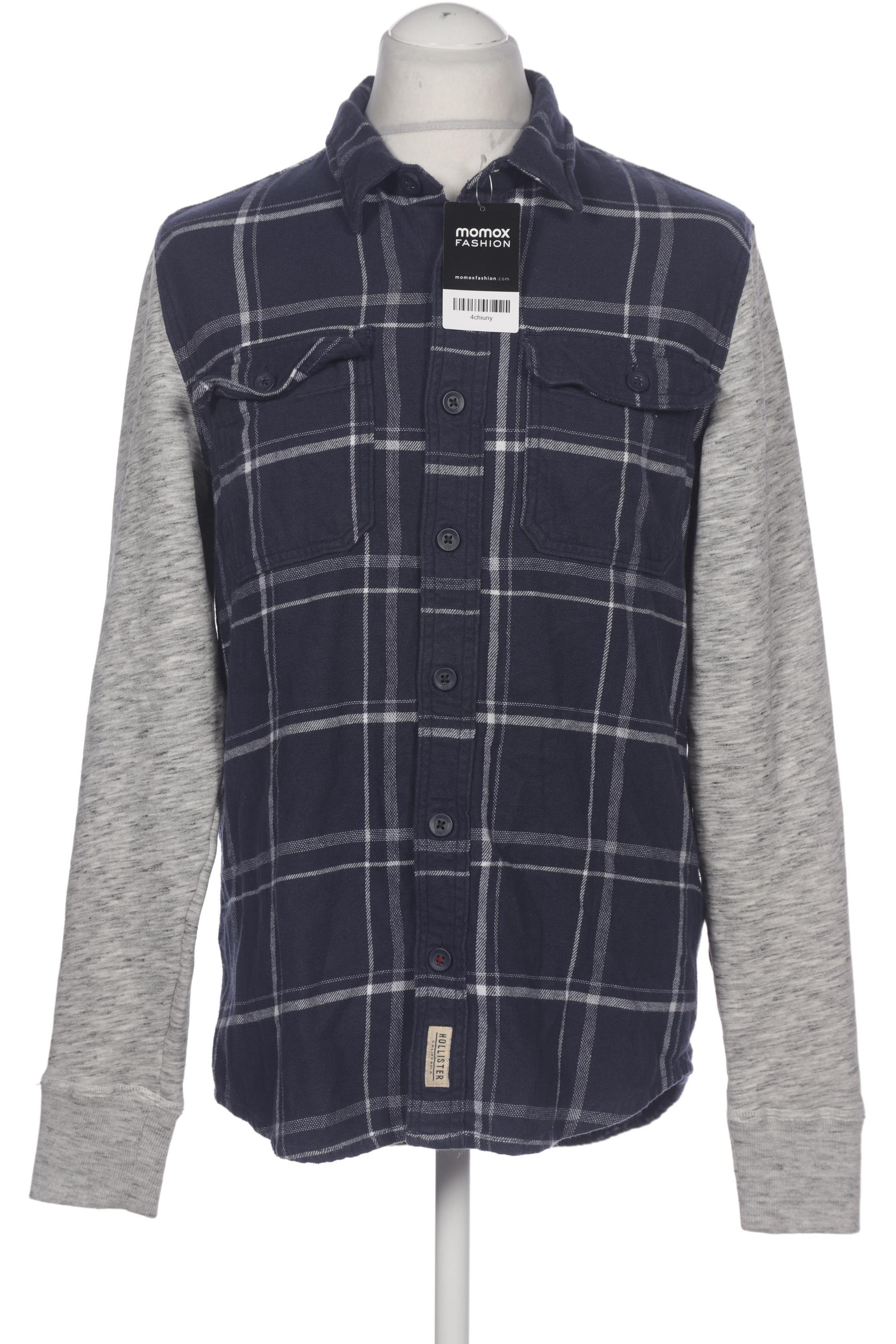 

Hollister Herren Hemd, marineblau, Gr. 48