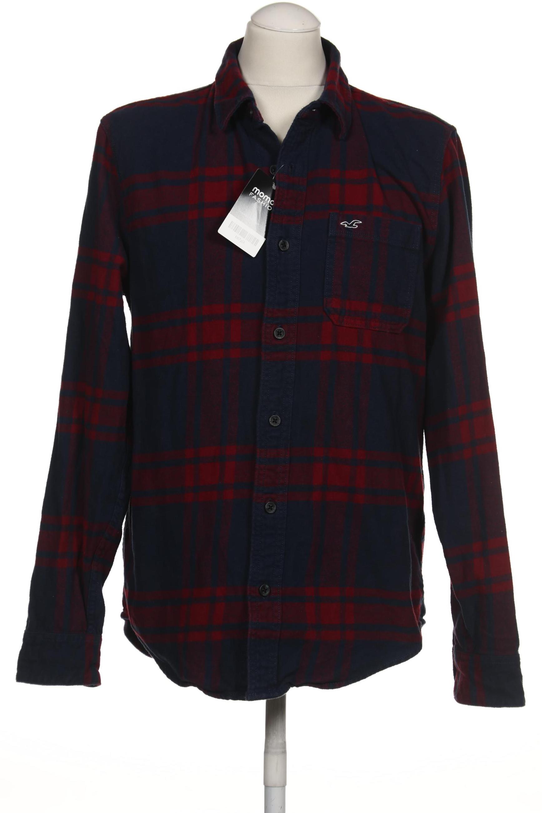 

Hollister Herren Hemd, marineblau, Gr. 52