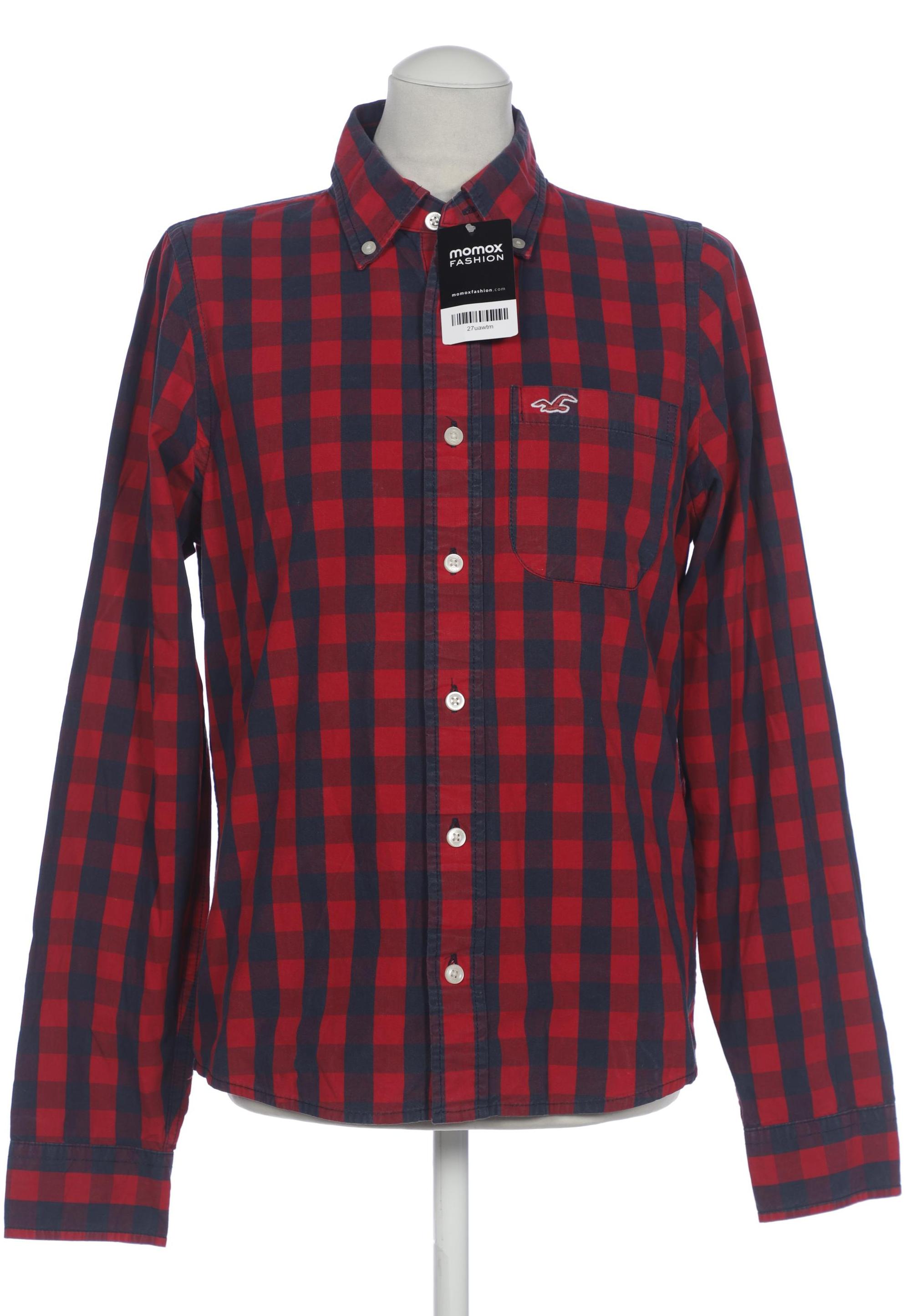 

Hollister Herren Hemd, bordeaux, Gr. 48