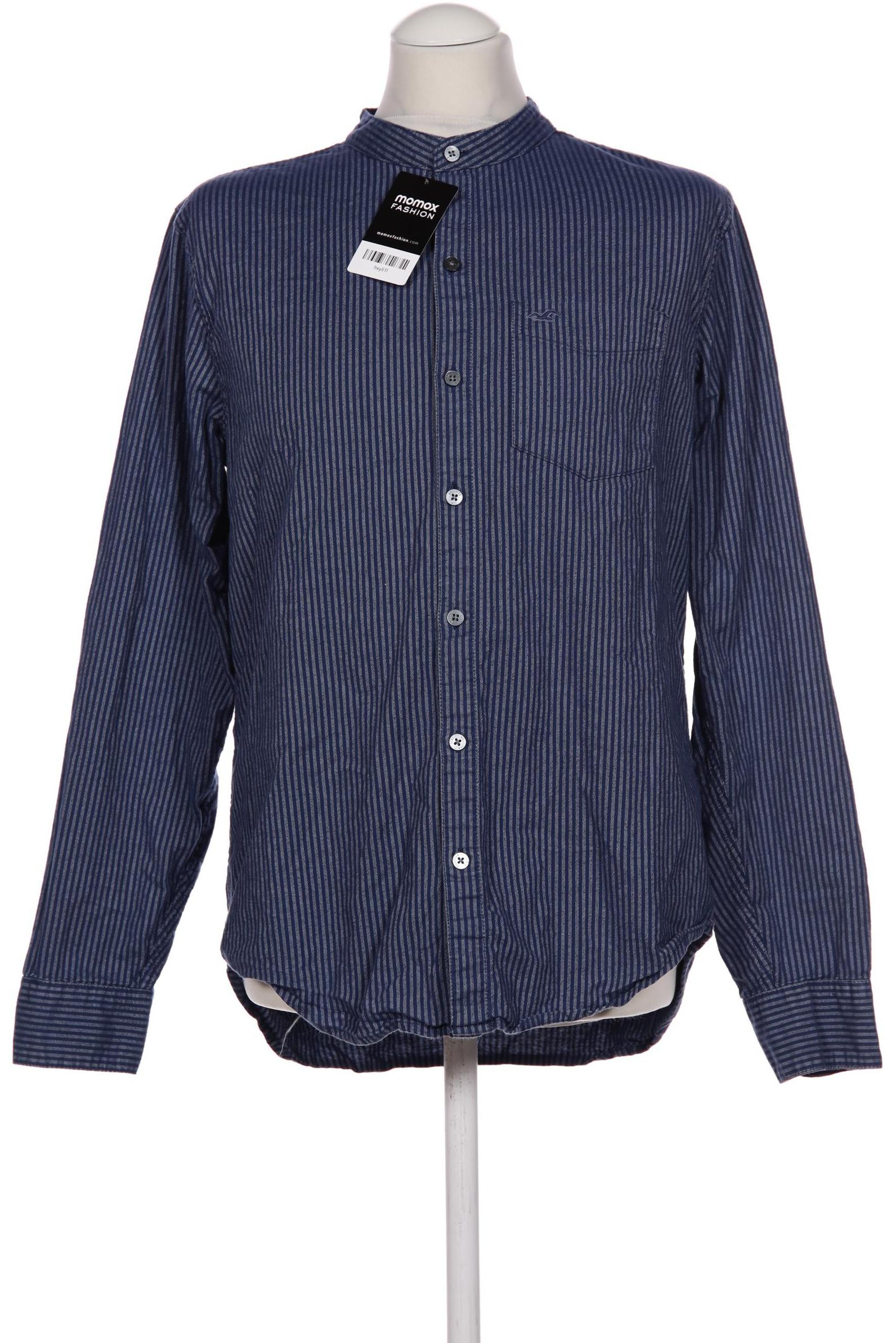 

Hollister Herren Hemd, marineblau, Gr. 48