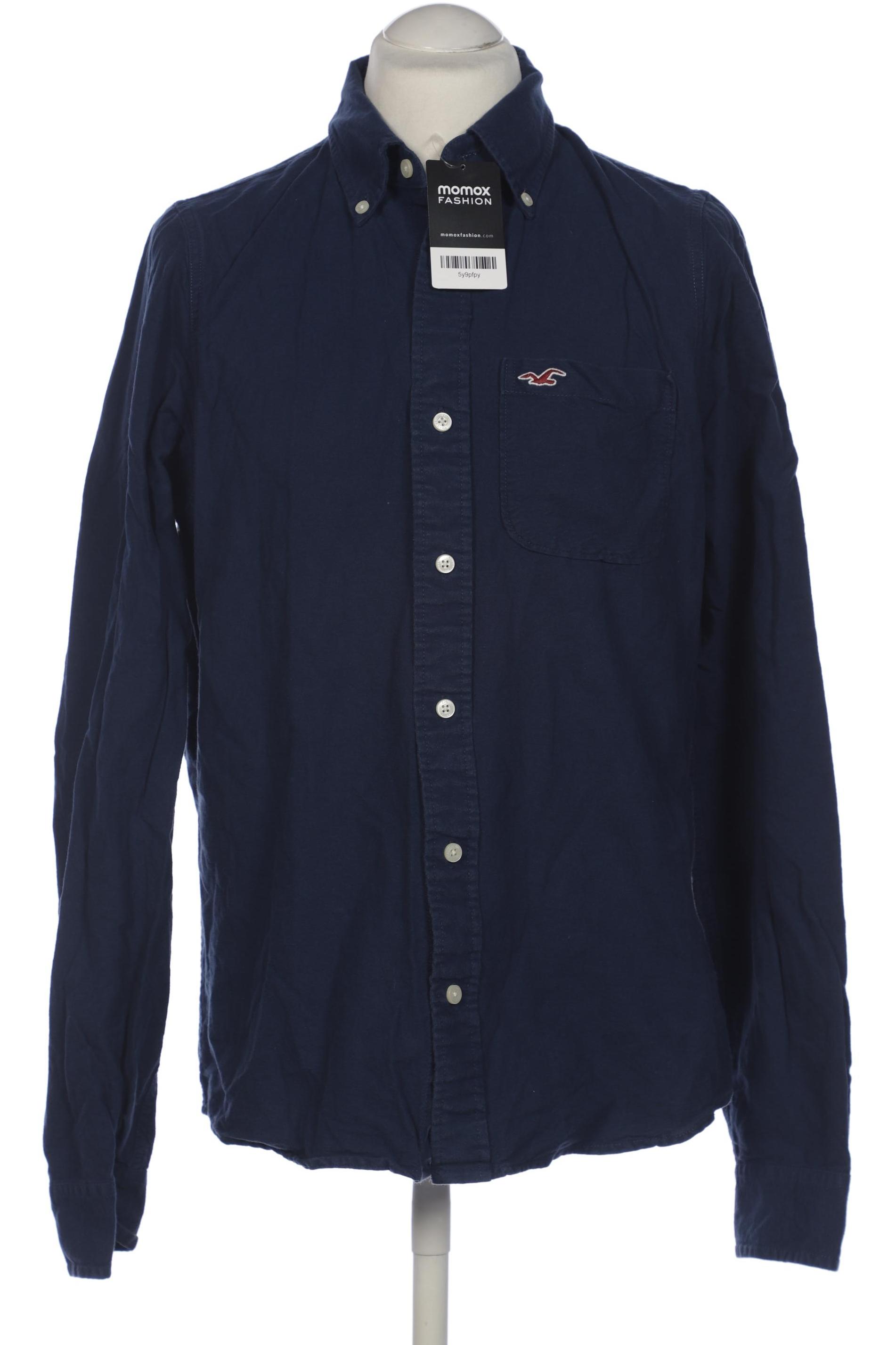 

Hollister Herren Hemd, marineblau, Gr. 54