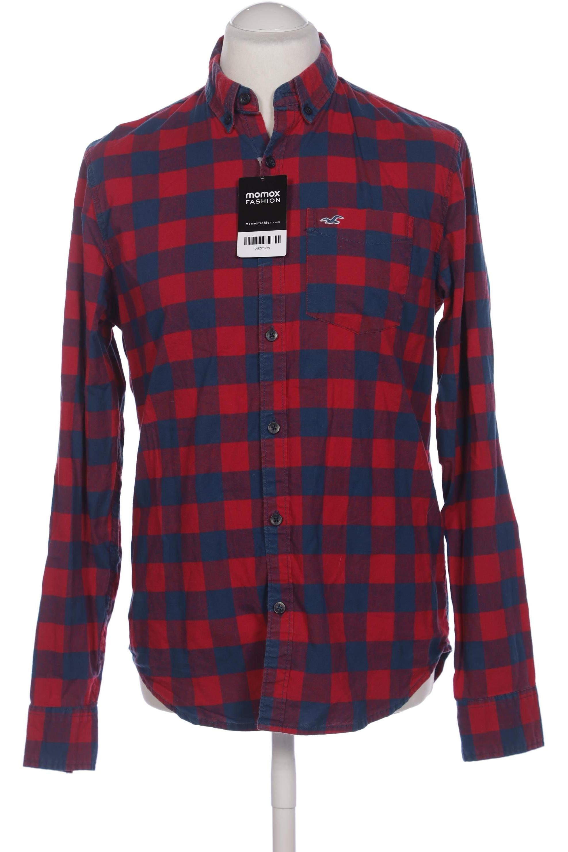 

Hollister Herren Hemd, bordeaux, Gr. 48