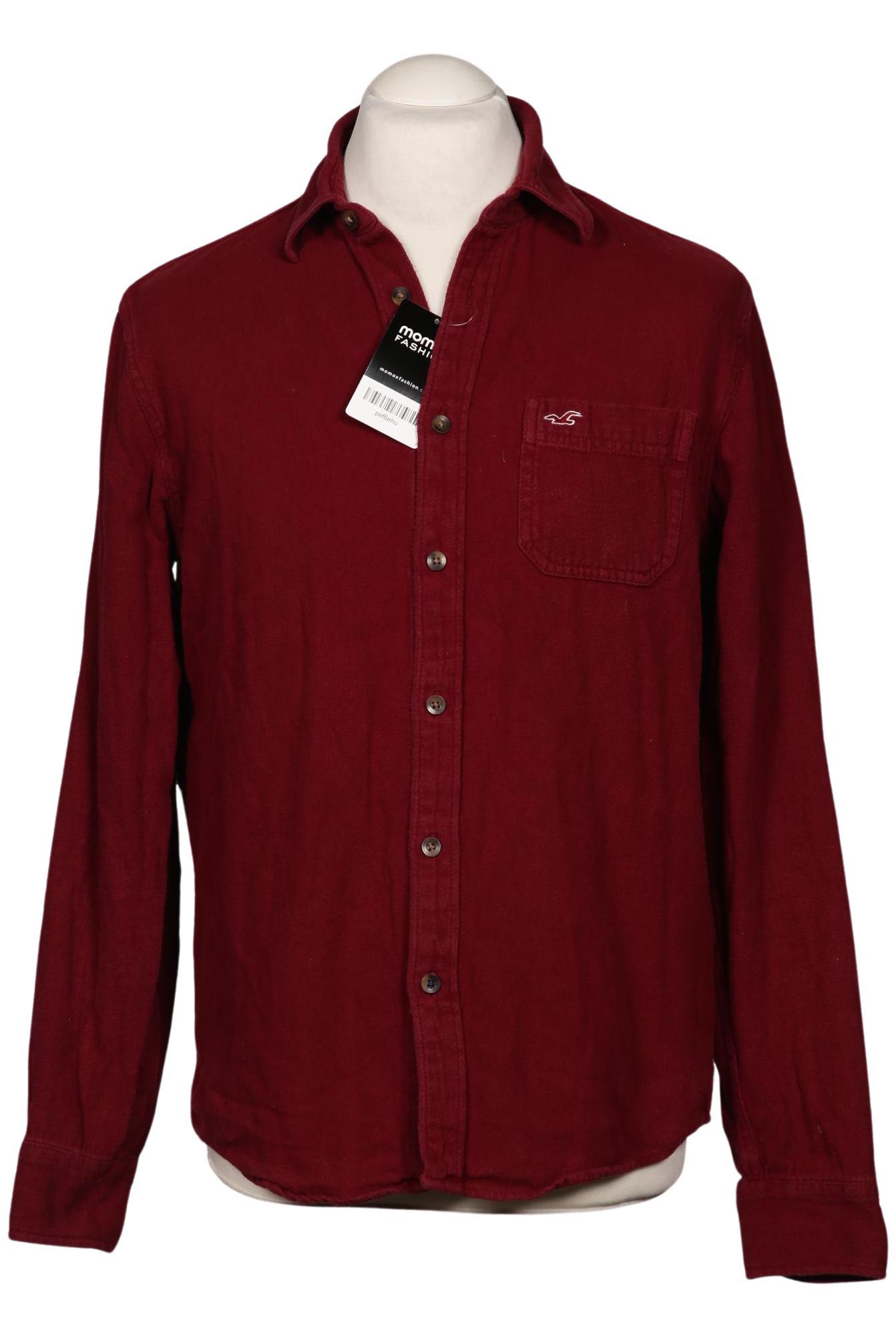 

Hollister Herren Hemd, bordeaux, Gr. 48