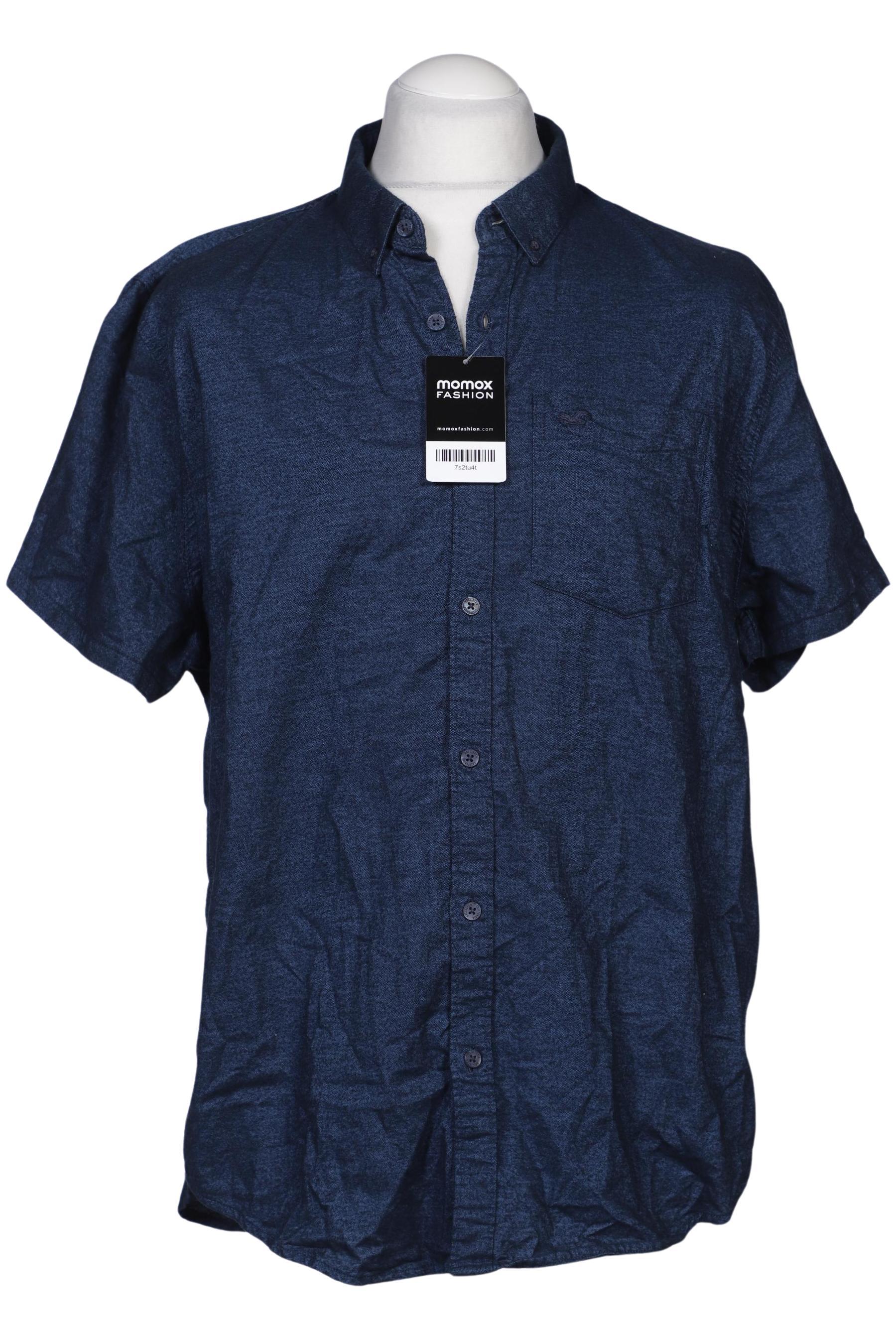 

Hollister Herren Hemd, marineblau, Gr. 54
