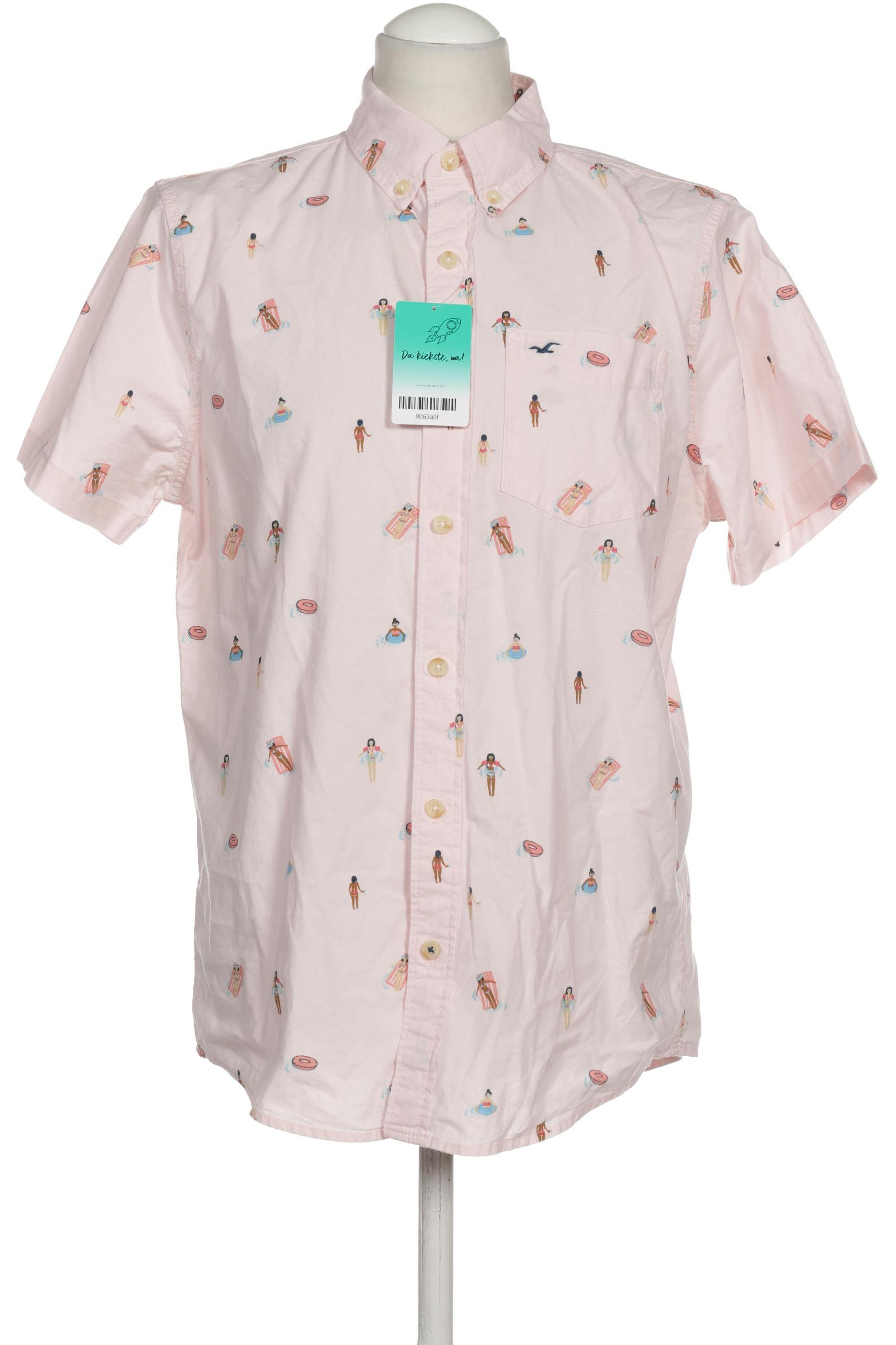 

Hollister Herren Hemd, pink, Gr.