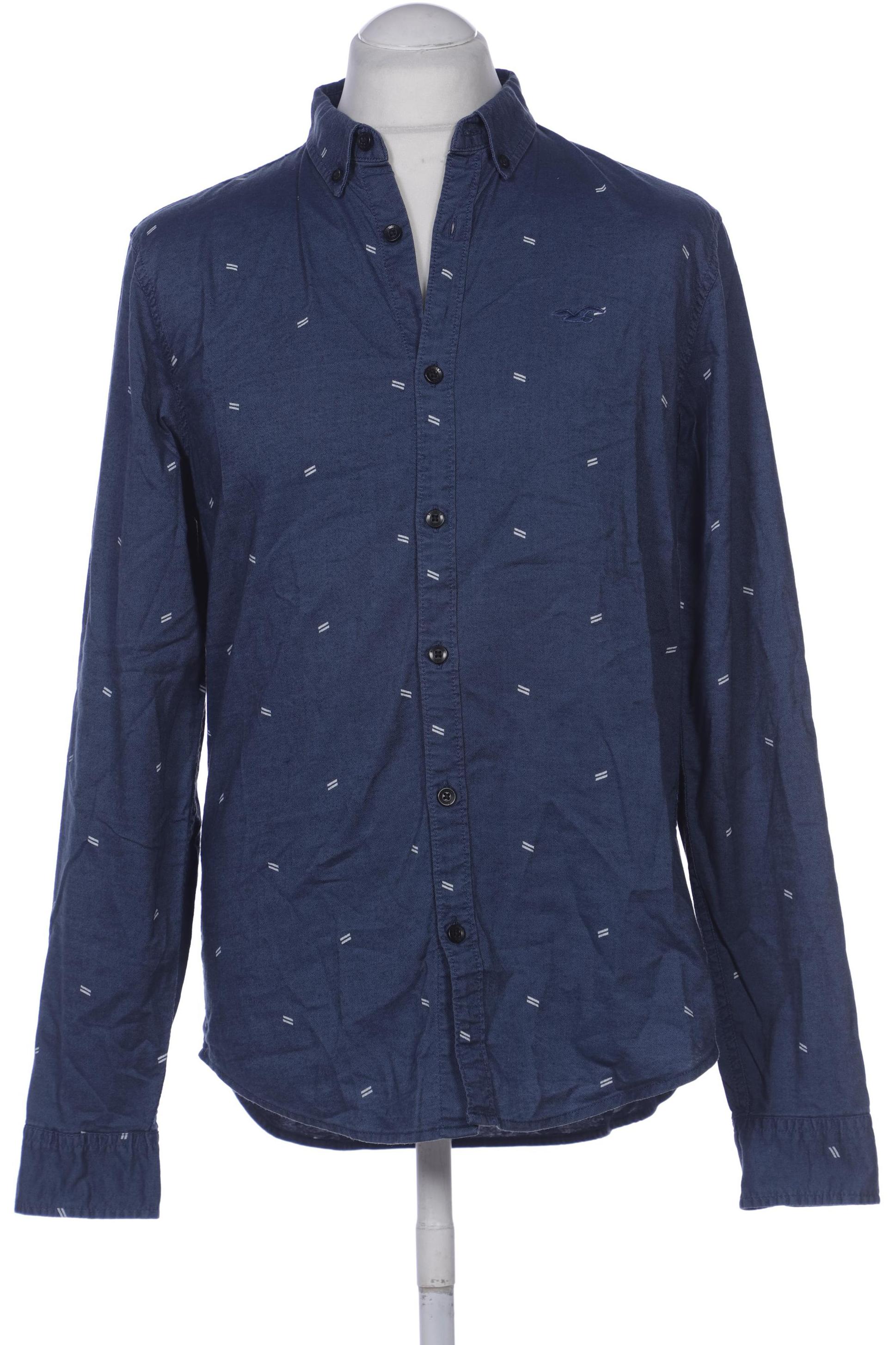 

Hollister Herren Hemd, blau, Gr. 48