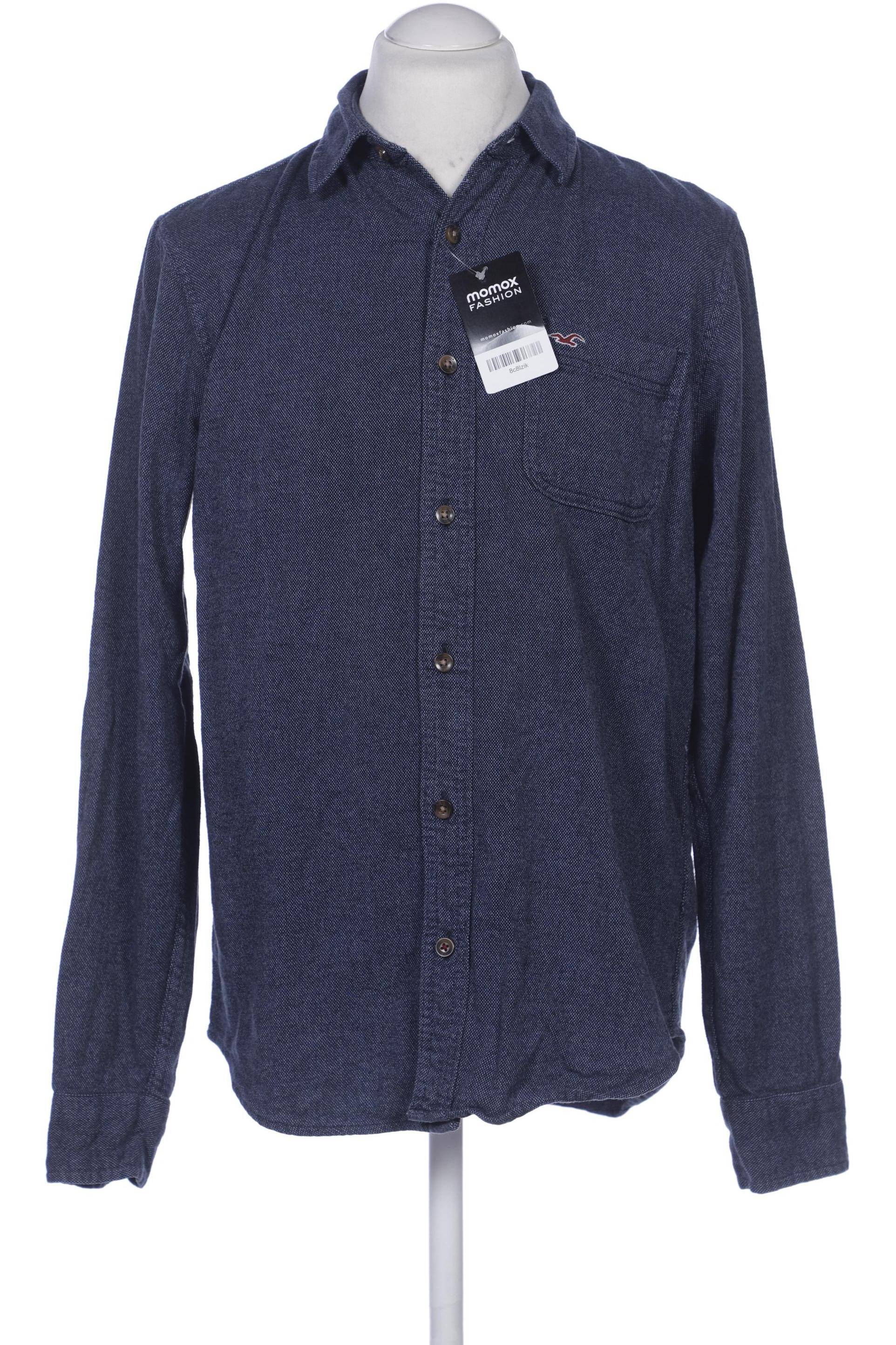 

Hollister Herren Hemd, marineblau, Gr. 48