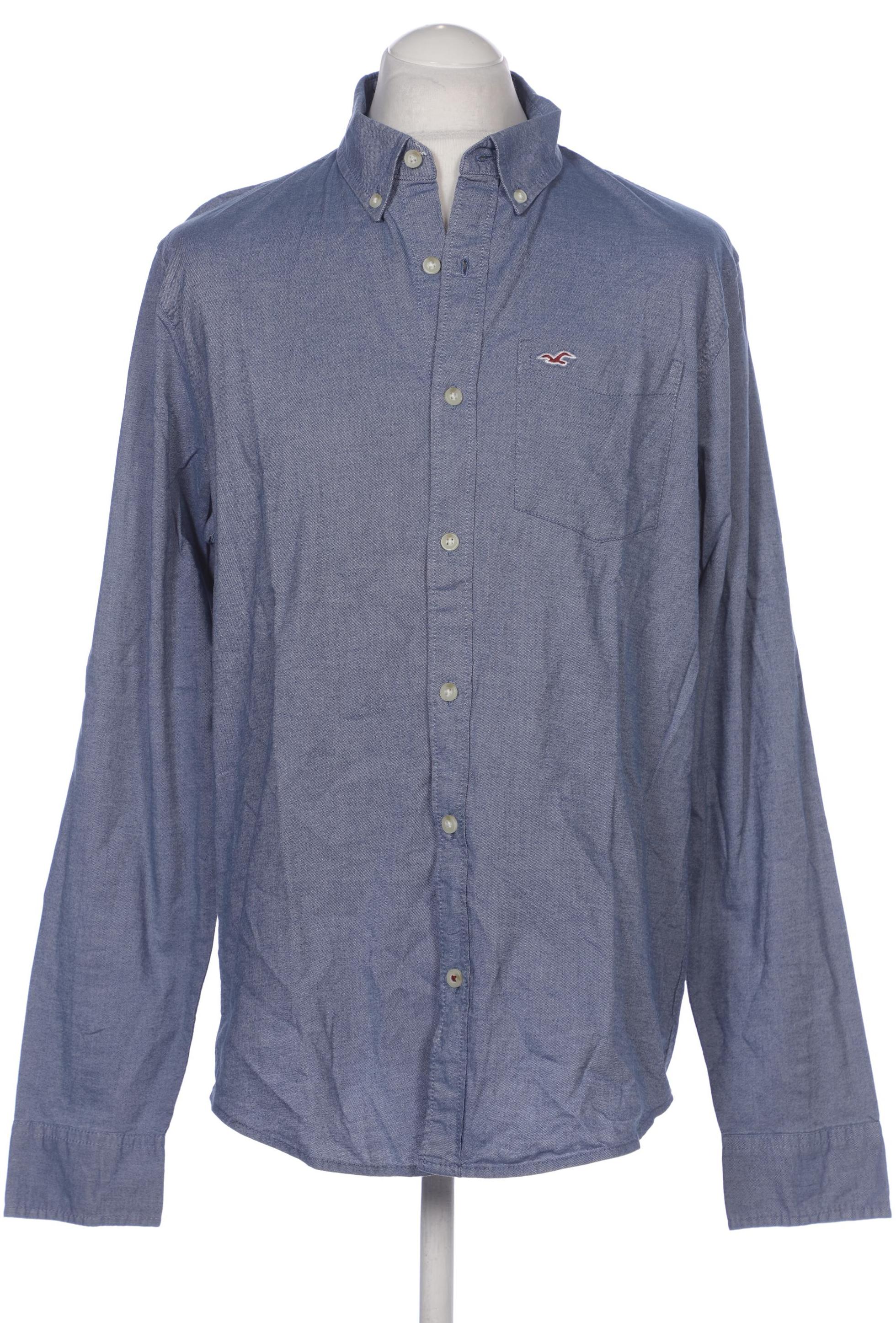 

Hollister Herren Hemd, blau, Gr. 52
