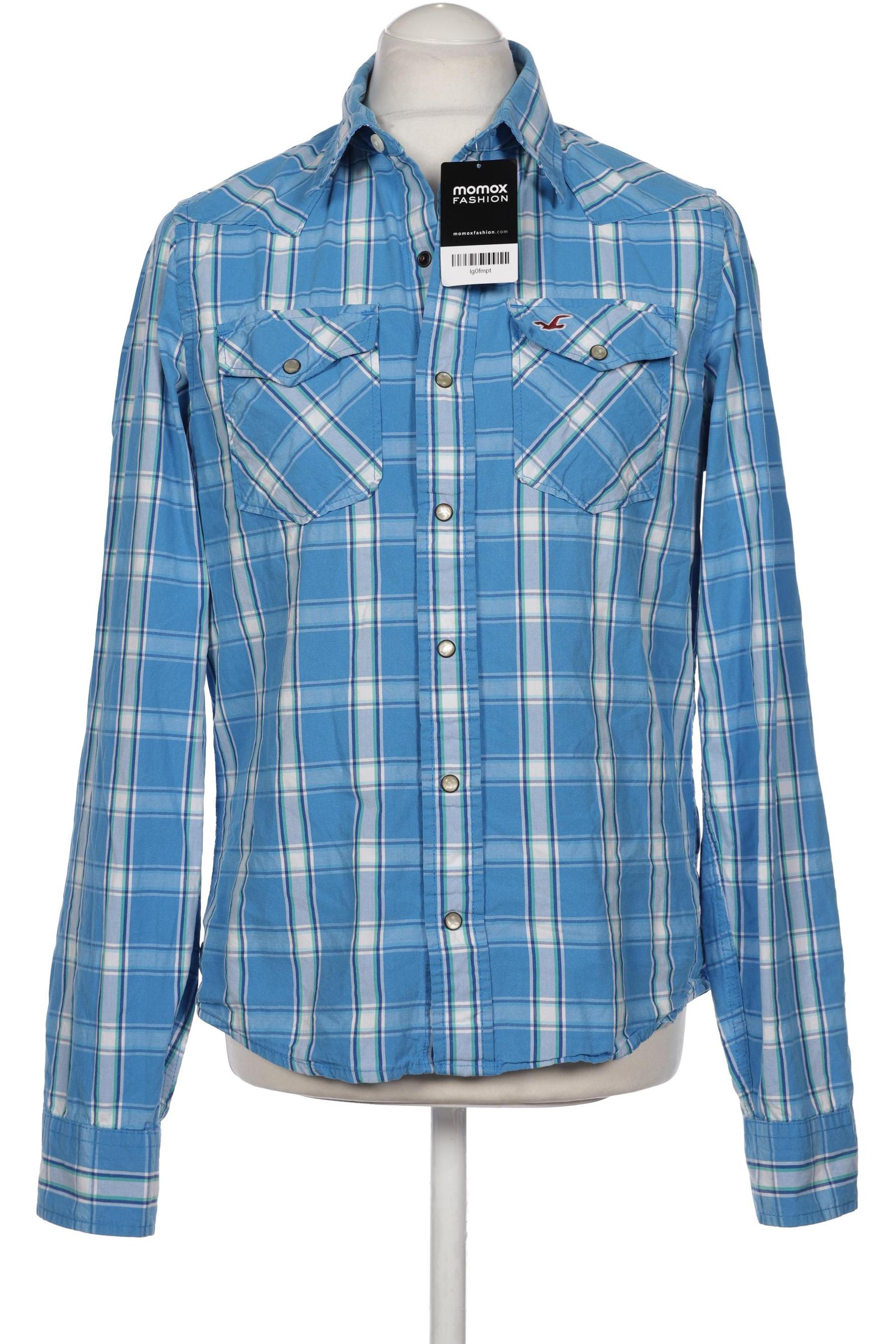 

Hollister Herren Hemd, blau, Gr. 52