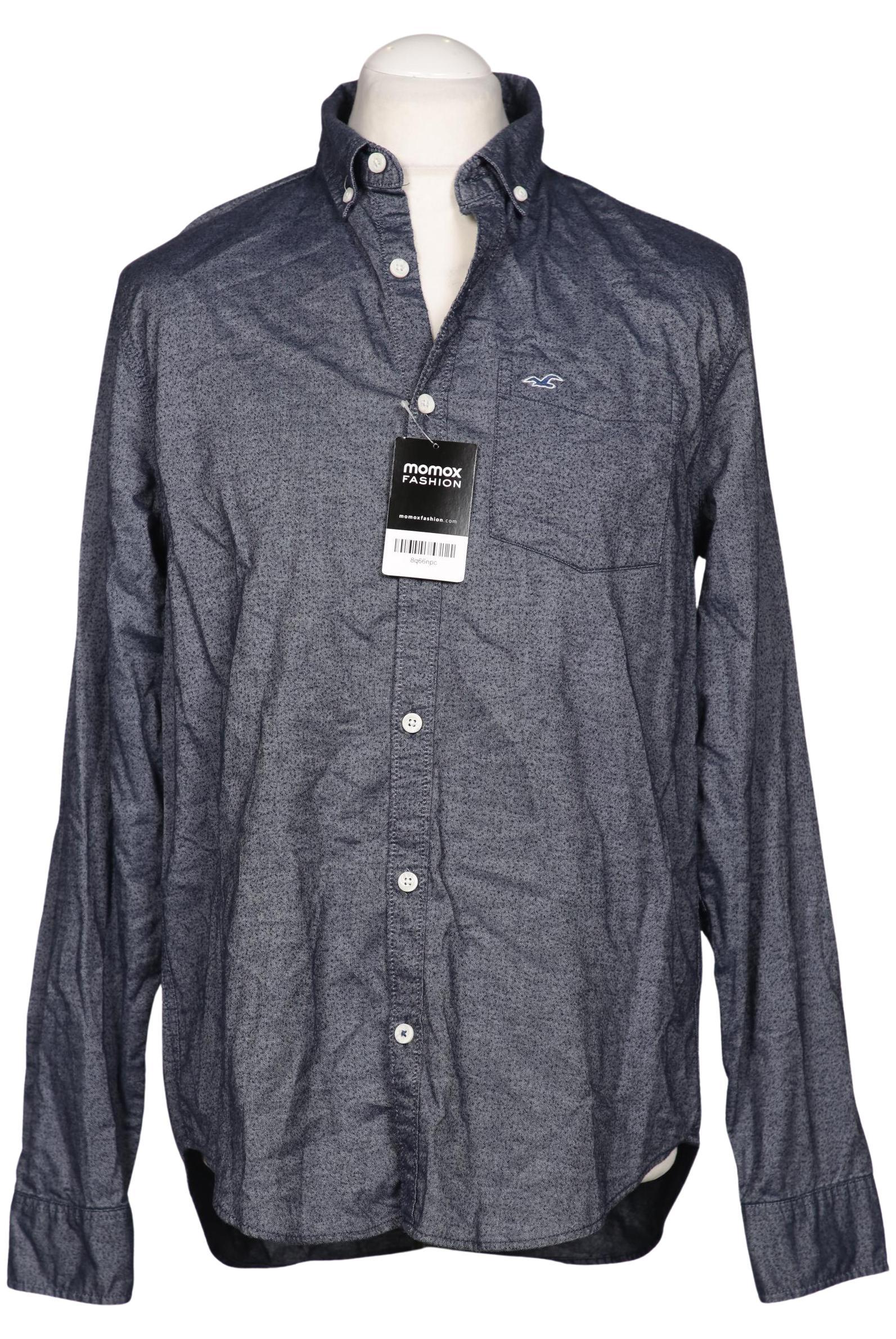 

Hollister Herren Hemd, marineblau, Gr. 48