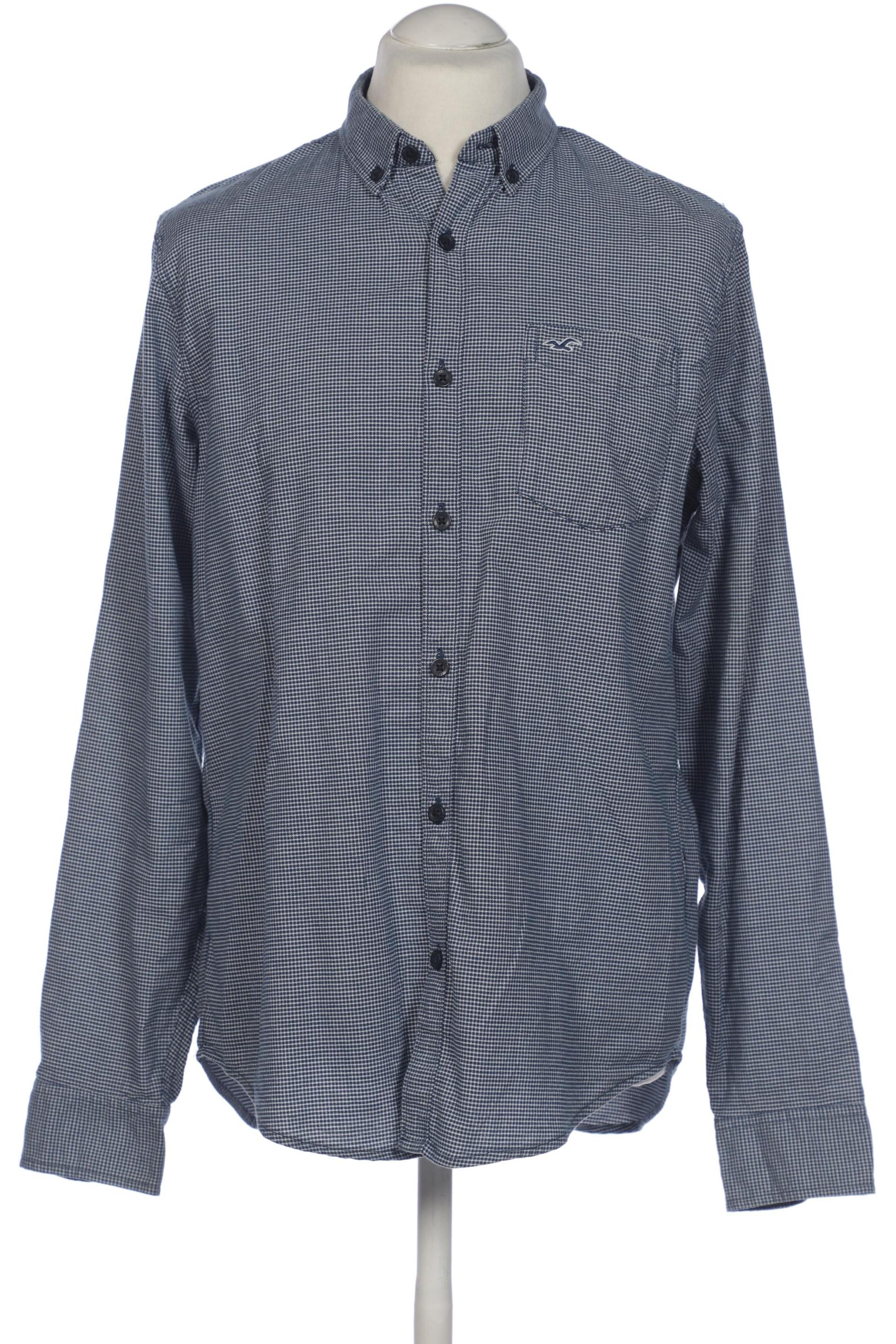 

Hollister Herren Hemd, marineblau, Gr. 48