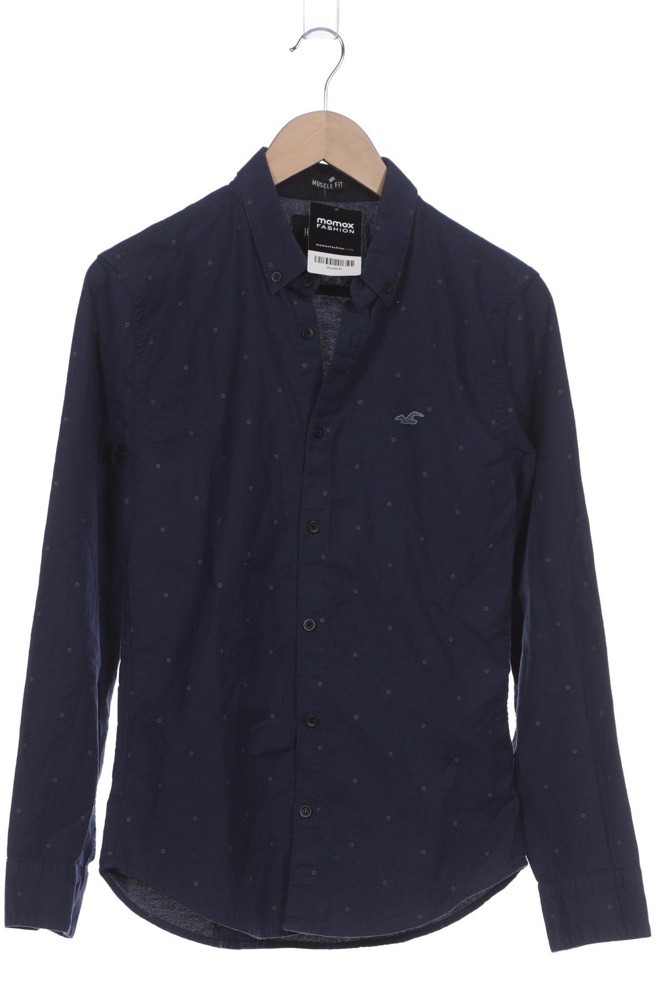 

Hollister Herren Hemd, marineblau, Gr. 46