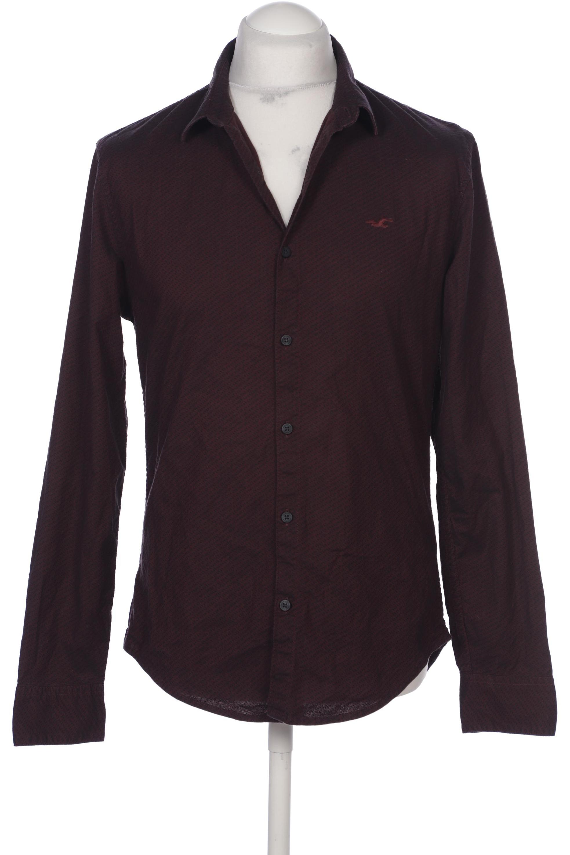 

Hollister Herren Hemd, bordeaux, Gr. 48