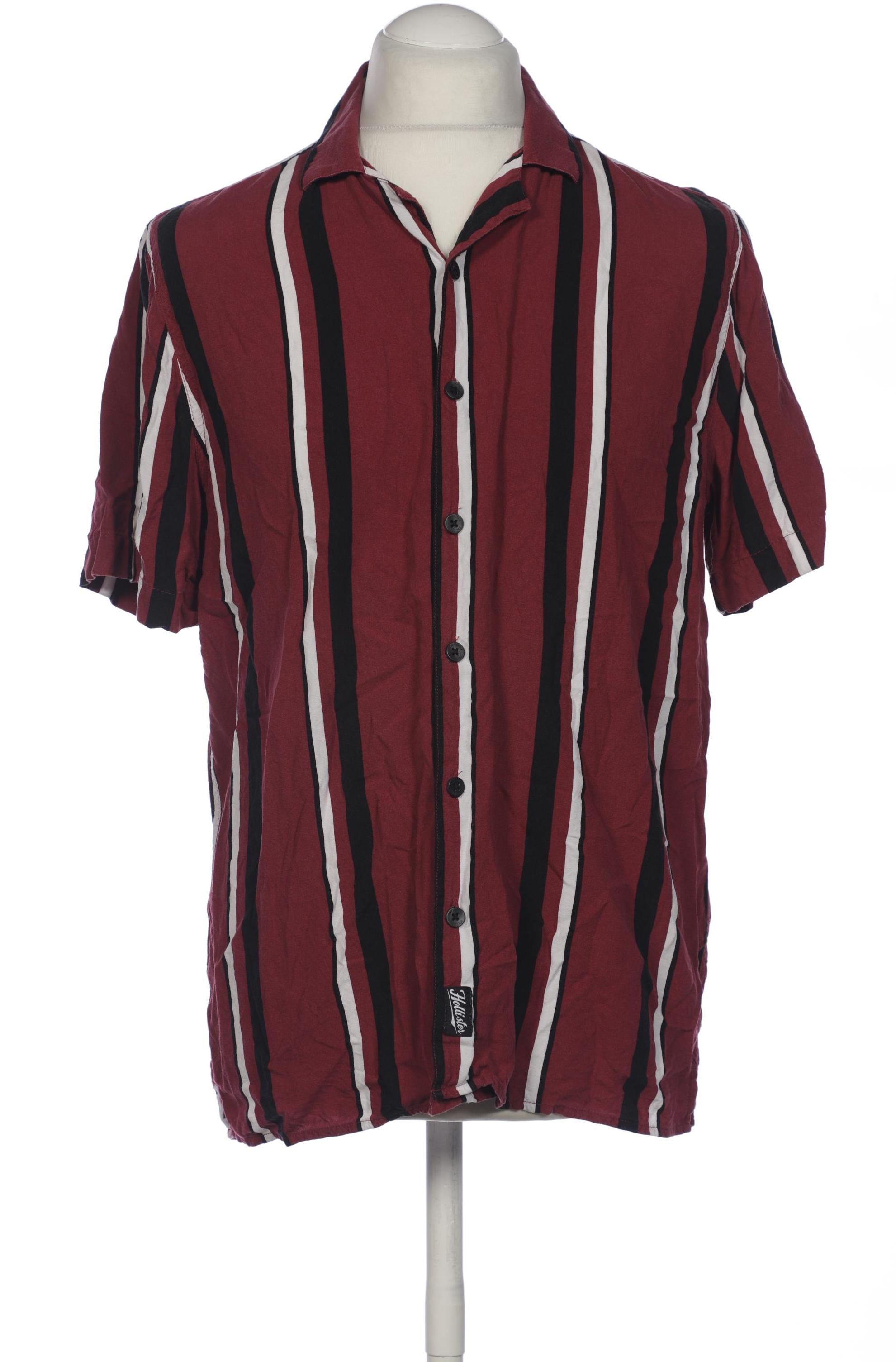 

Hollister Herren Hemd, bordeaux, Gr. 52