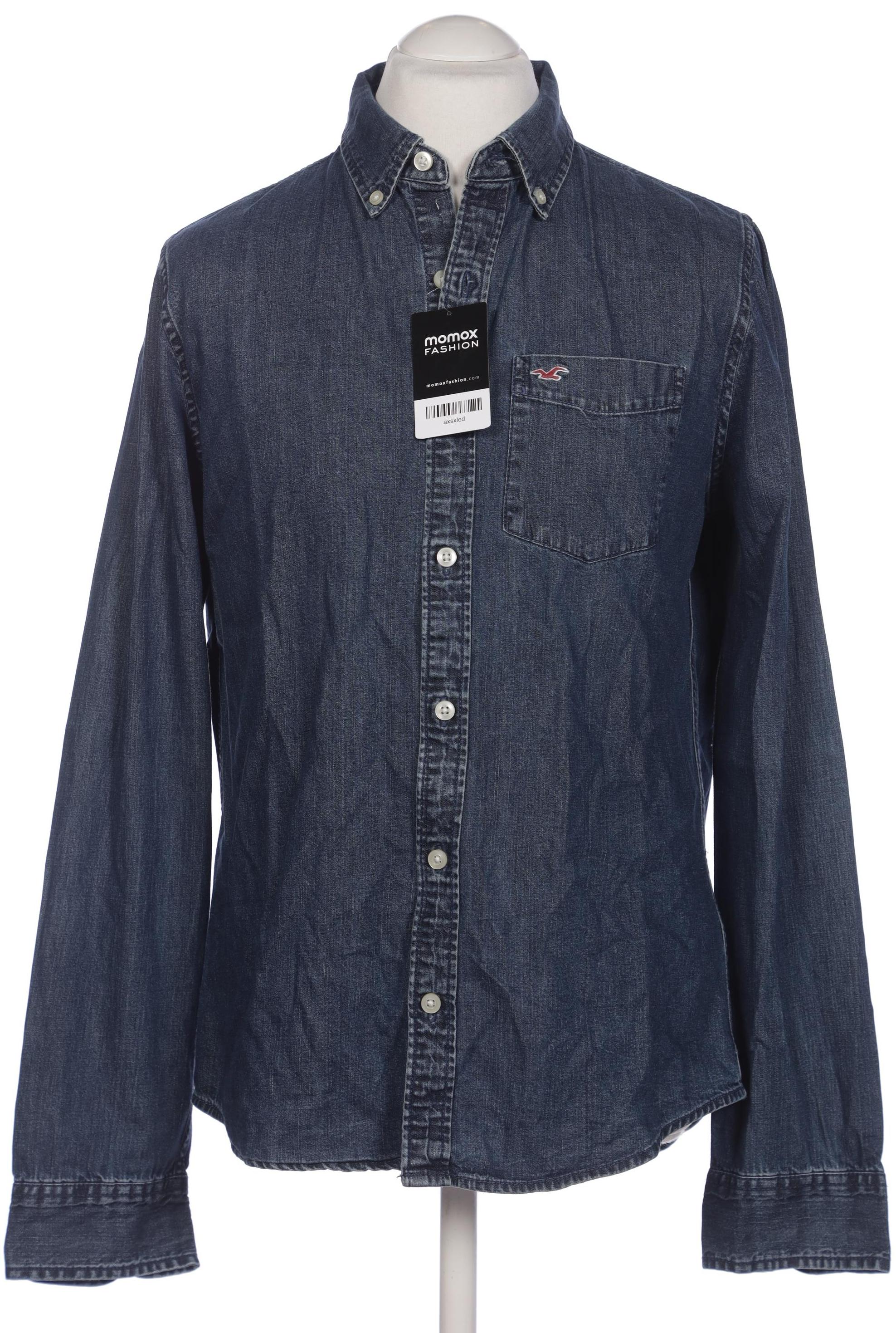

Hollister Herren Hemd, marineblau, Gr. 48