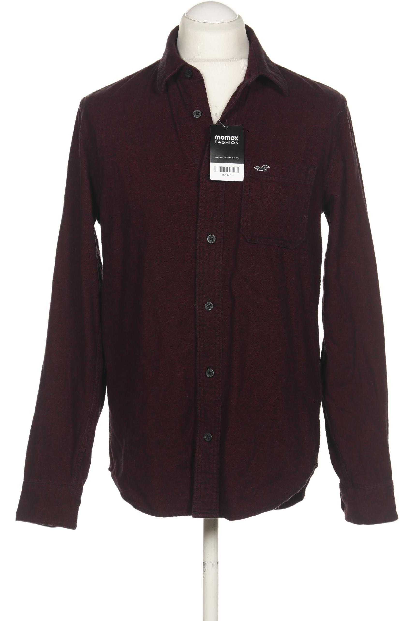 

Hollister Herren Hemd, bordeaux, Gr. 48