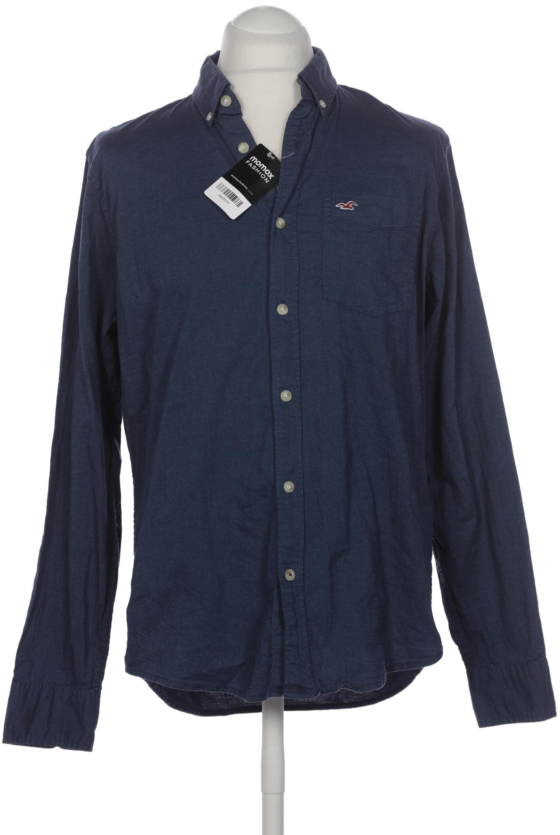 

Hollister Herren Hemd, marineblau, Gr. 48