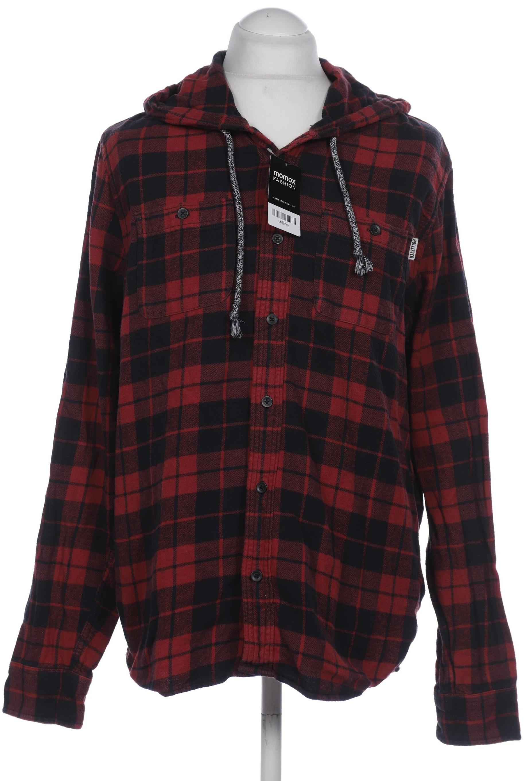 

Hollister Herren Hemd, bordeaux, Gr. 54