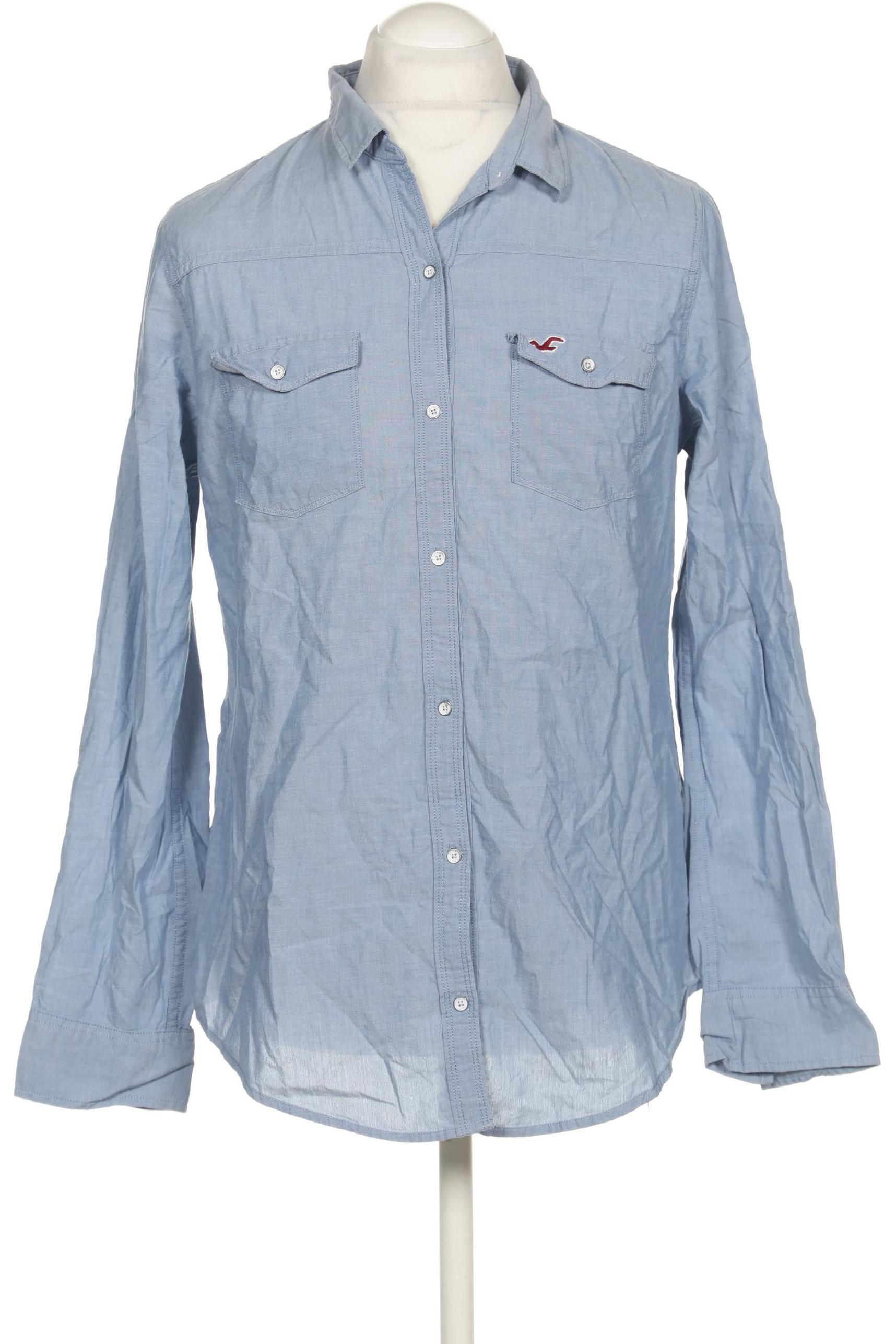 

Hollister Herren Hemd, blau, Gr. 52