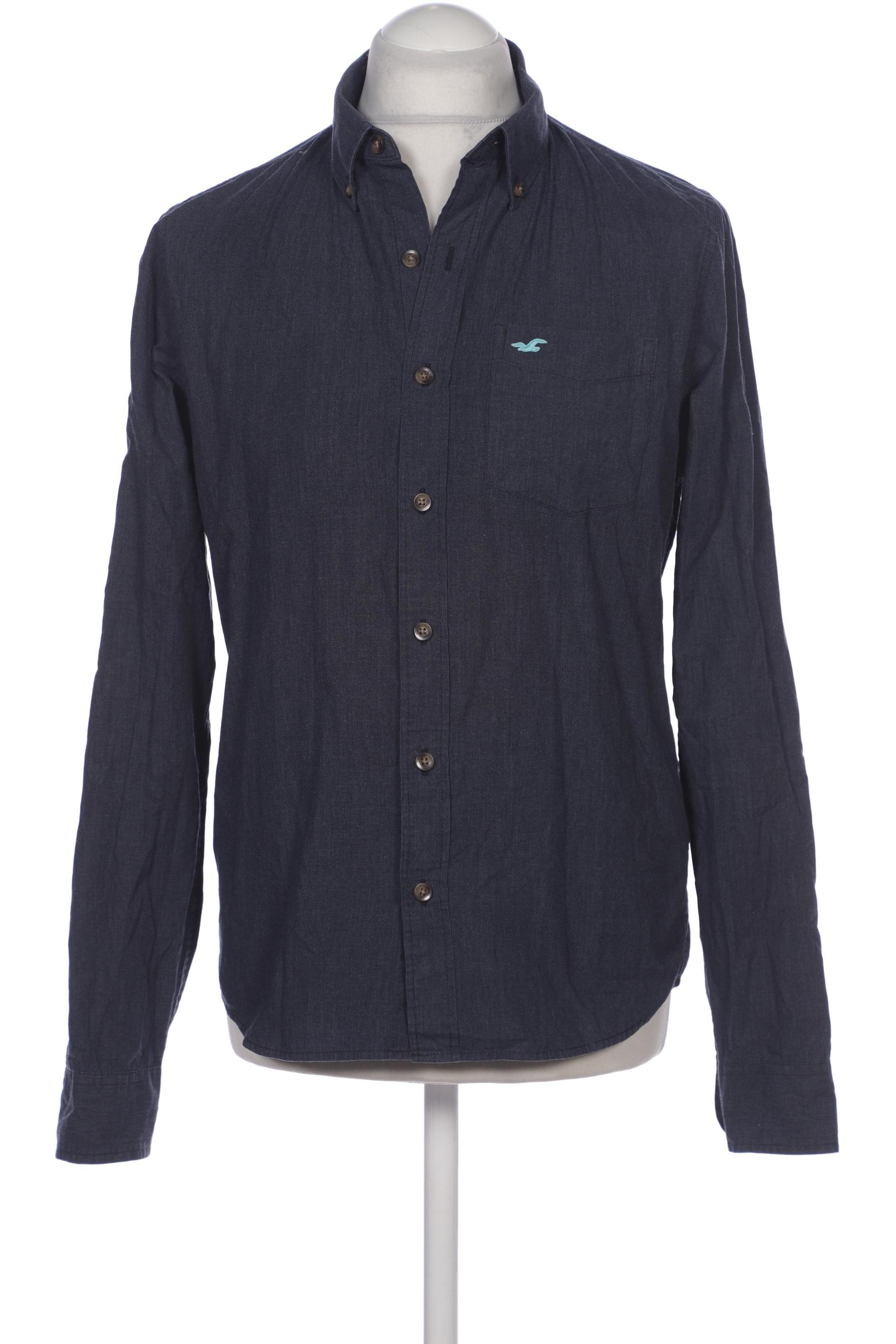 

Hollister Herren Hemd, marineblau, Gr. 48