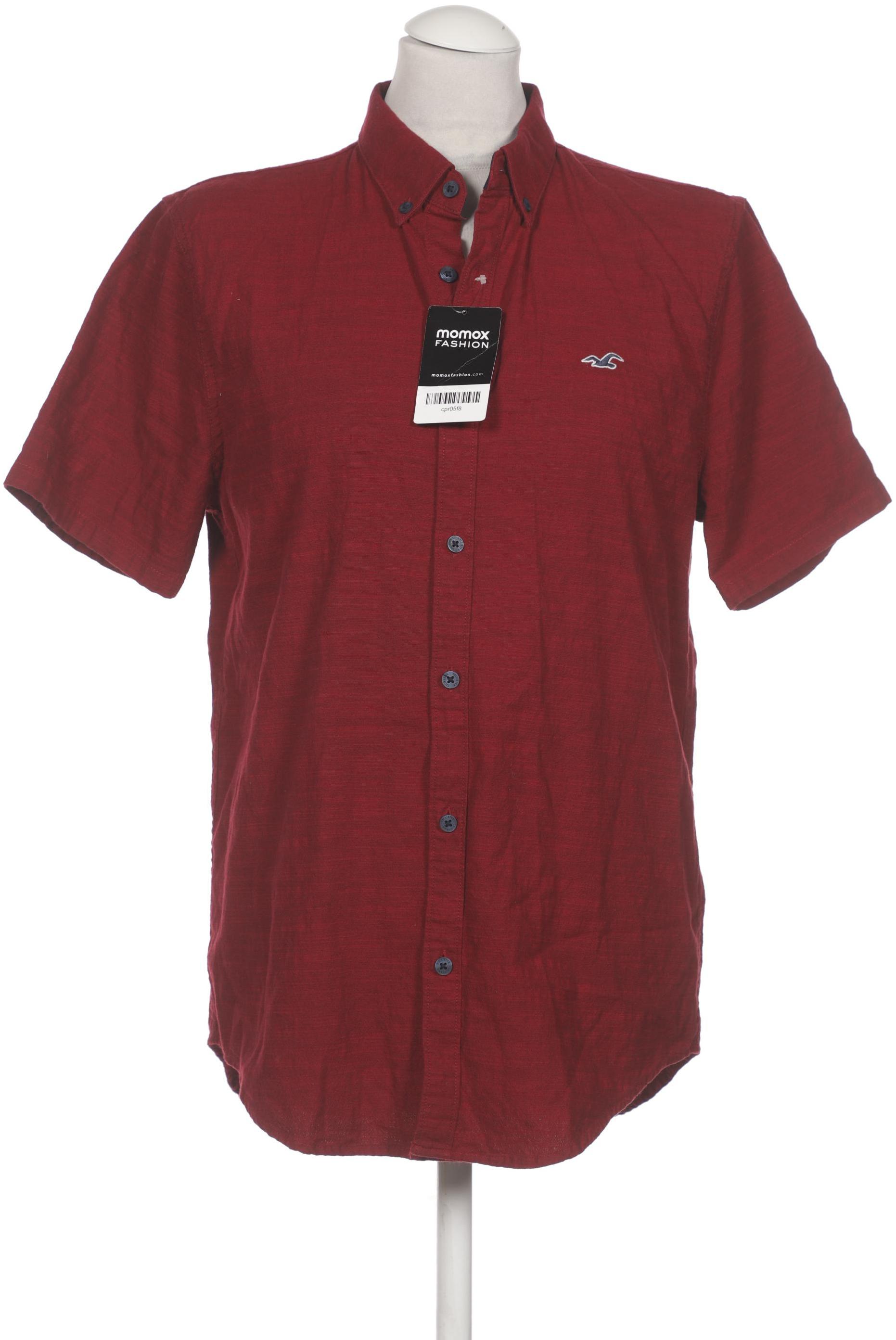 

Hollister Herren Hemd, bordeaux, Gr. 48