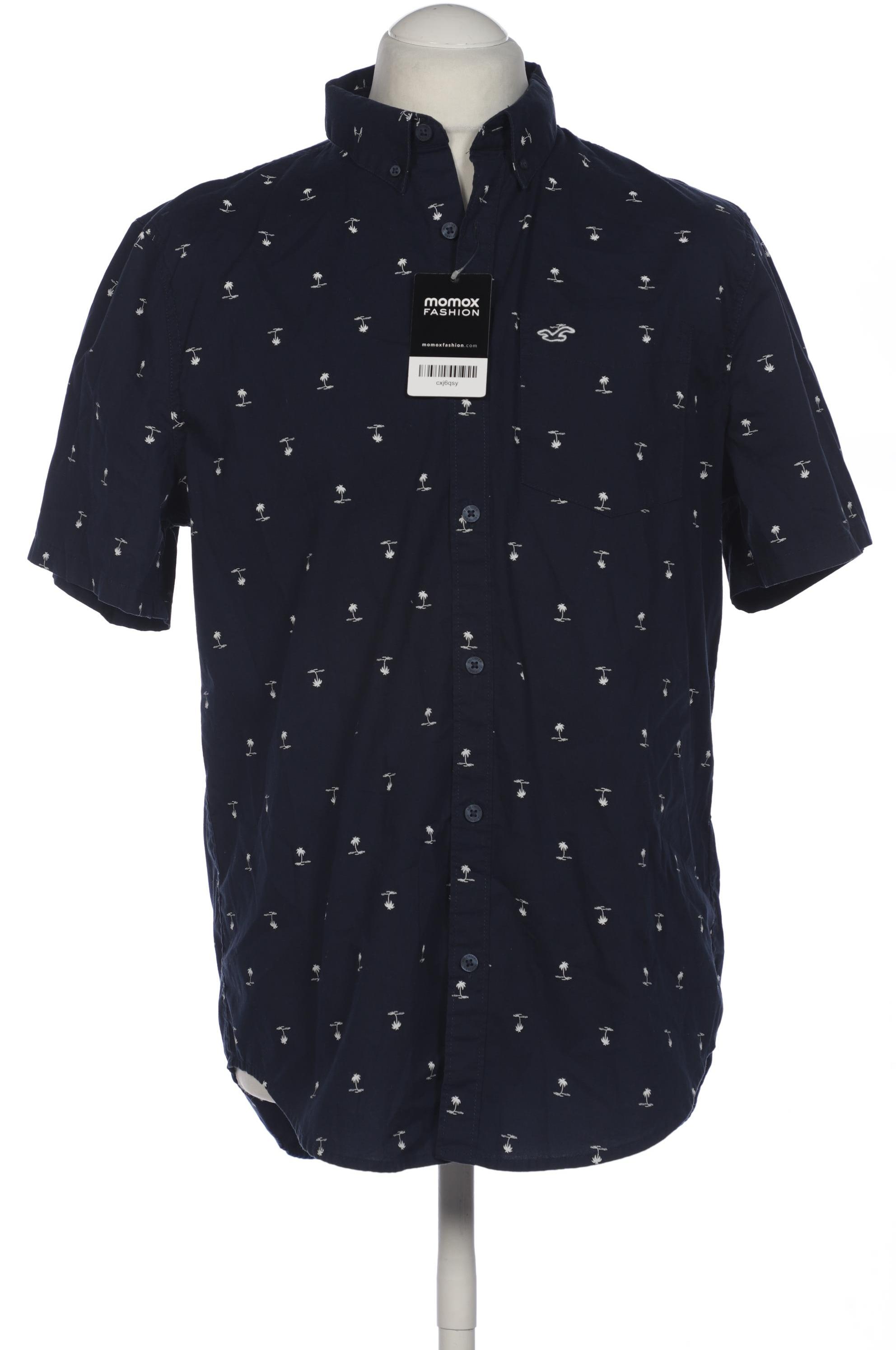 

Hollister Herren Hemd, marineblau, Gr. 52