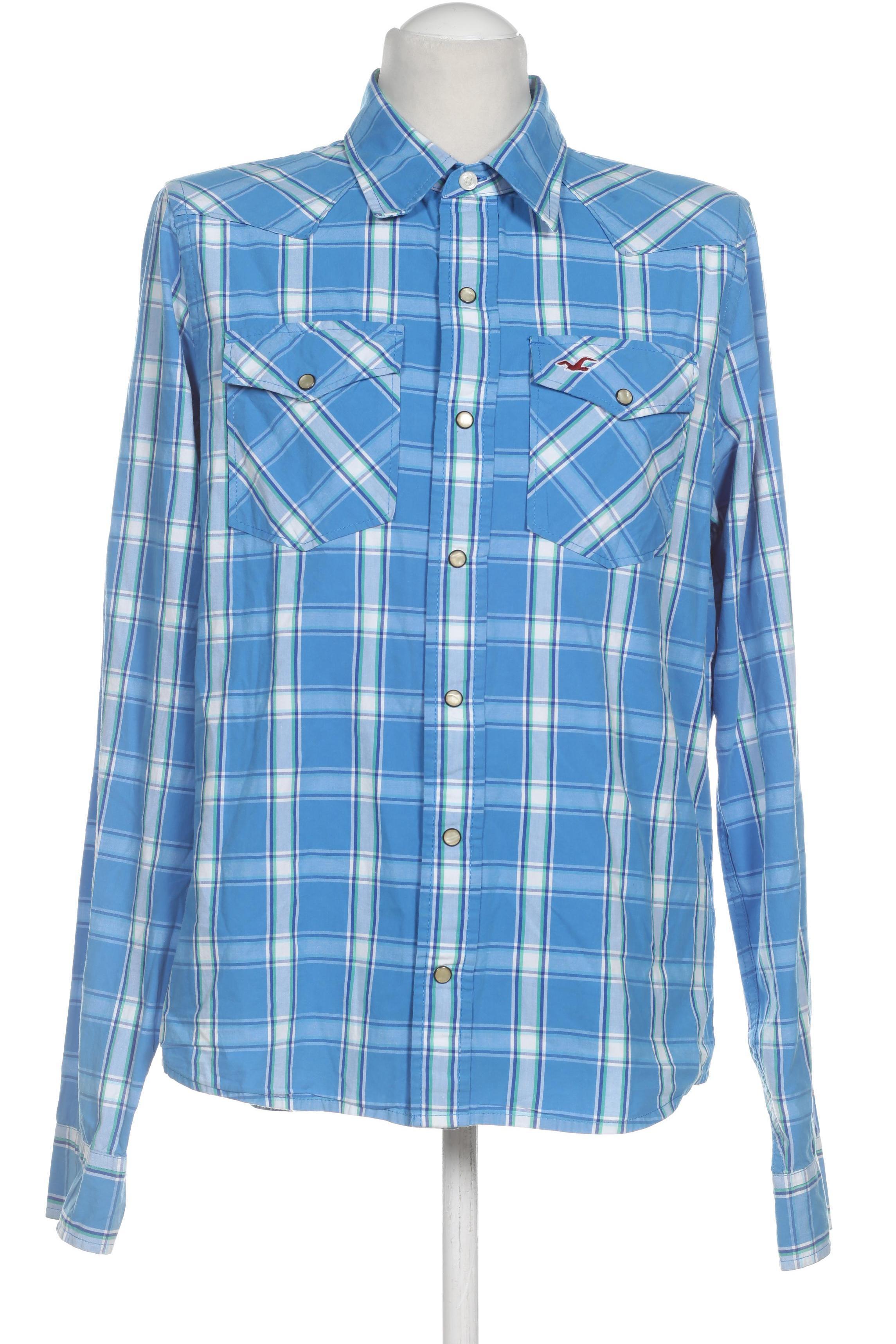 

Hollister Herren Hemd, blau, Gr. 54