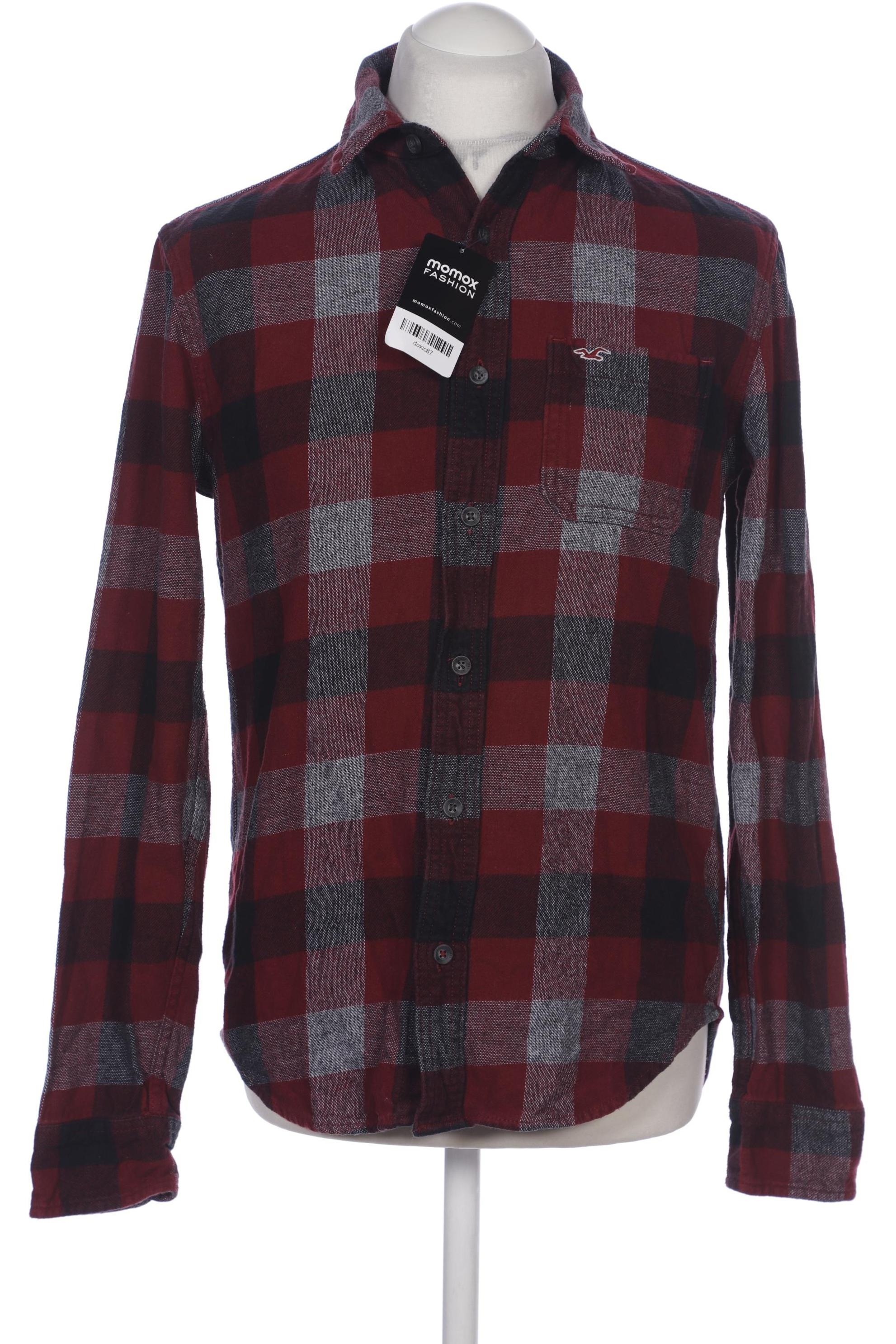 

Hollister Herren Hemd, bordeaux, Gr. 46
