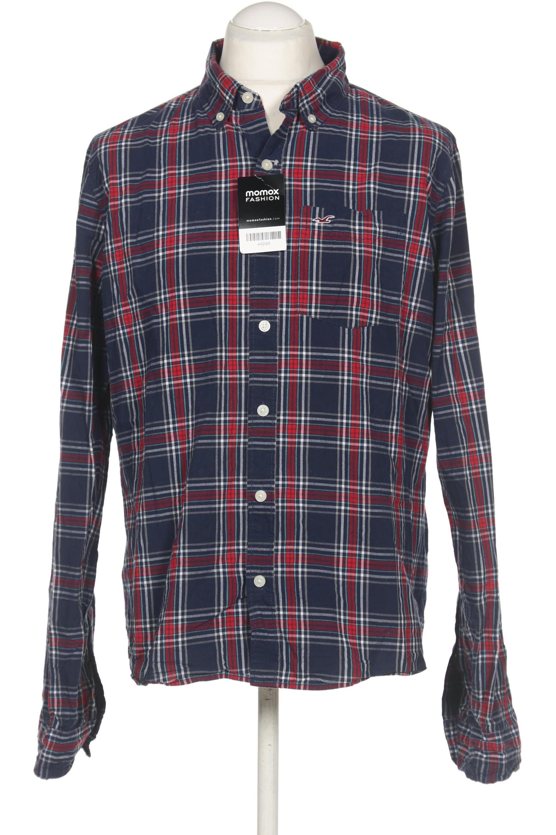 

Hollister Herren Hemd, marineblau, Gr. 54